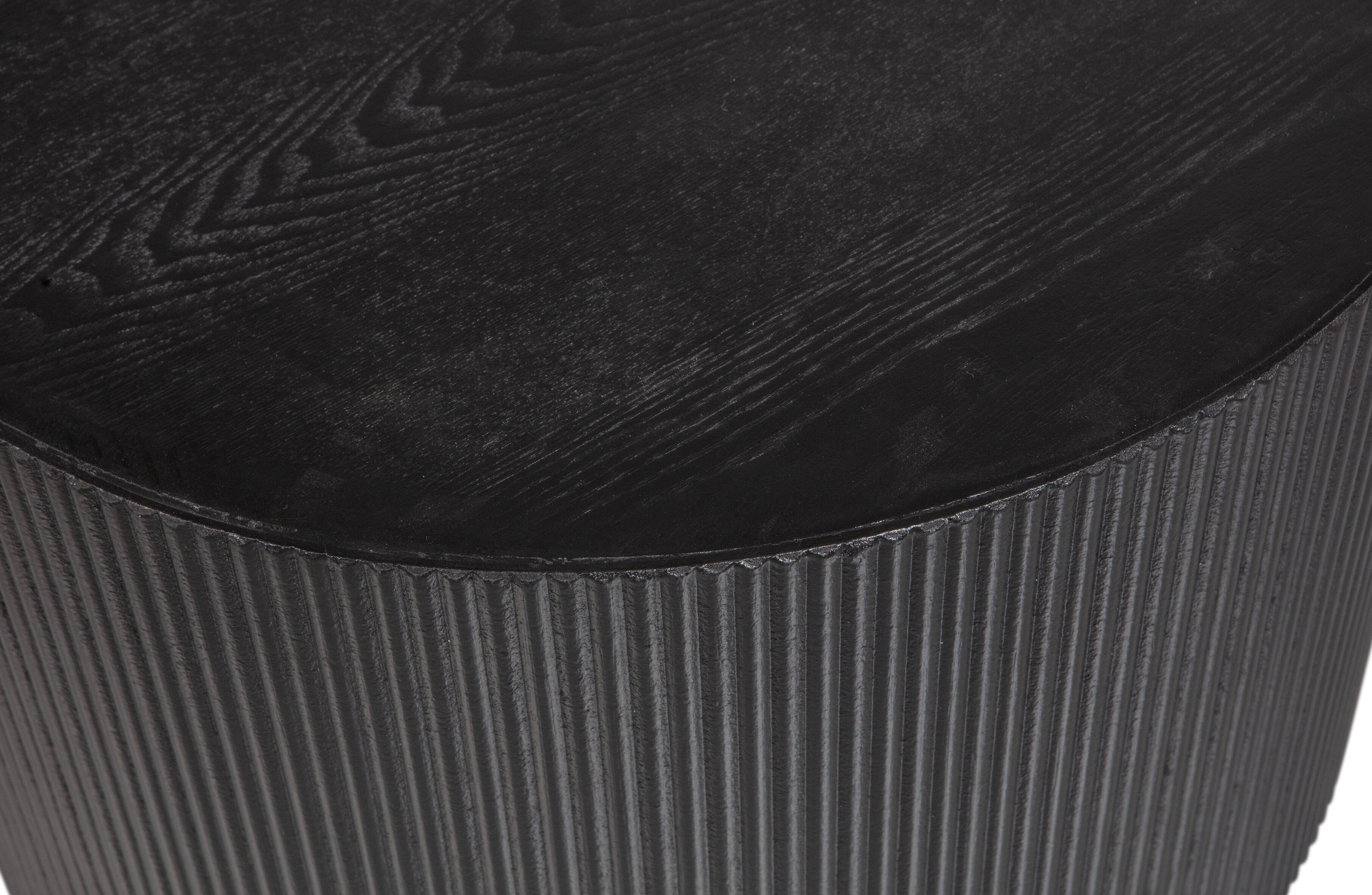 WOOOD Ronde Bijzettafel 'Sanne' ø60cm, kleur zwart