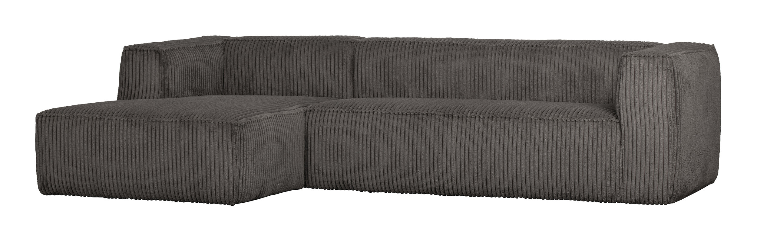 WOOOD Loungebank 'Bean' Links, Rib, kleur Terrazzo