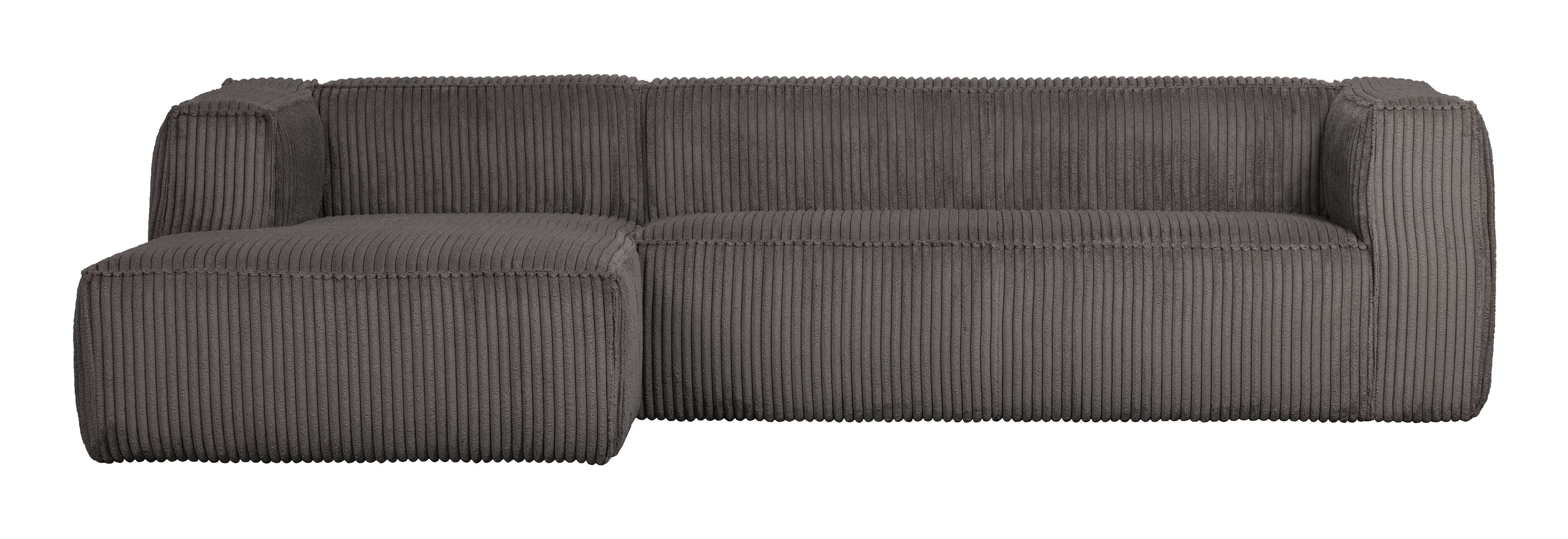 WOOOD Loungebank 'Bean' Links, Rib, kleur Terrazzo