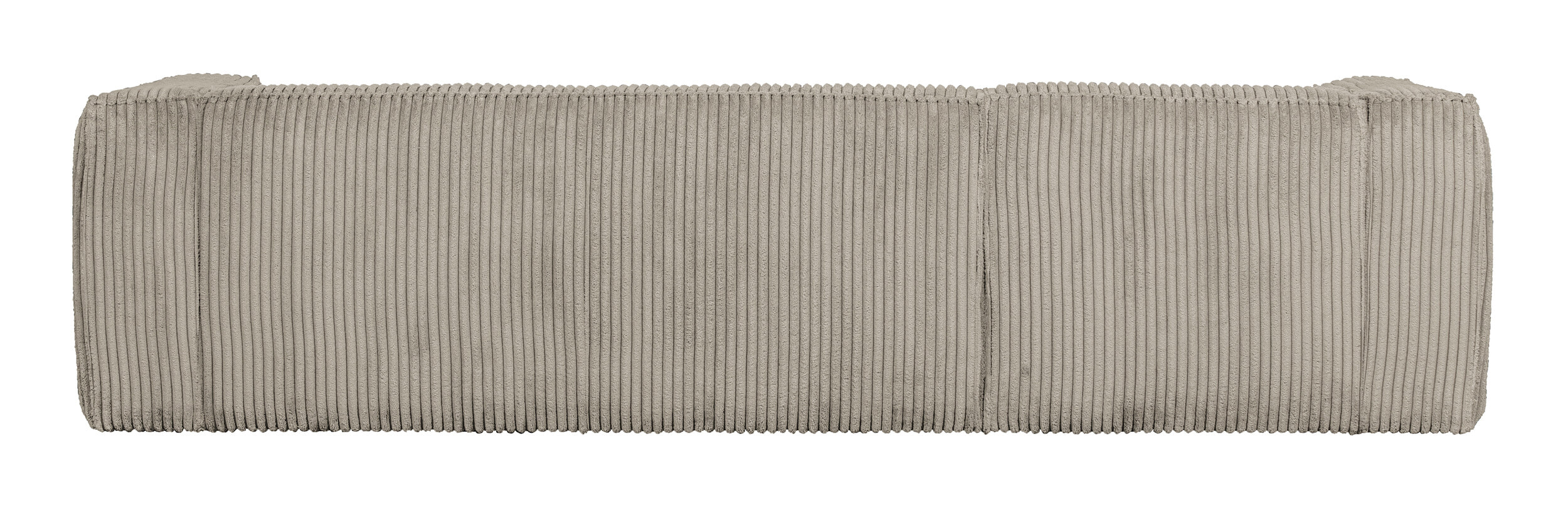 WOOOD Loungebank 'Bean' Links, Rib, kleur Naturel