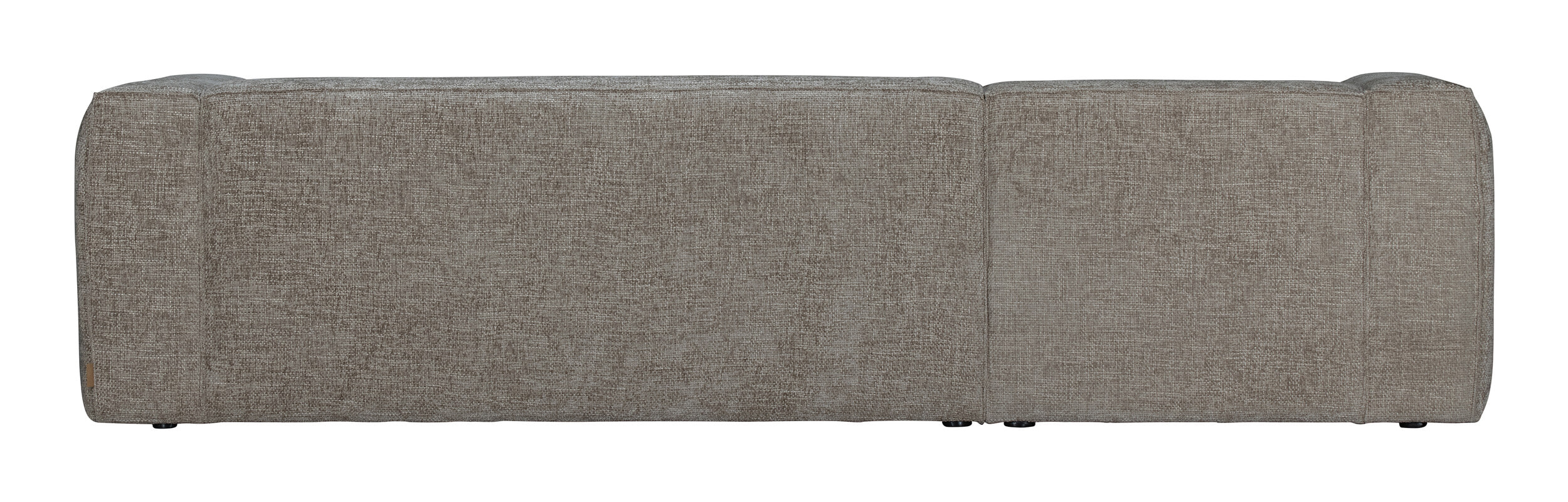 WOOOD Loungebank 'Bean' Links, Melange, kleur Travertin
