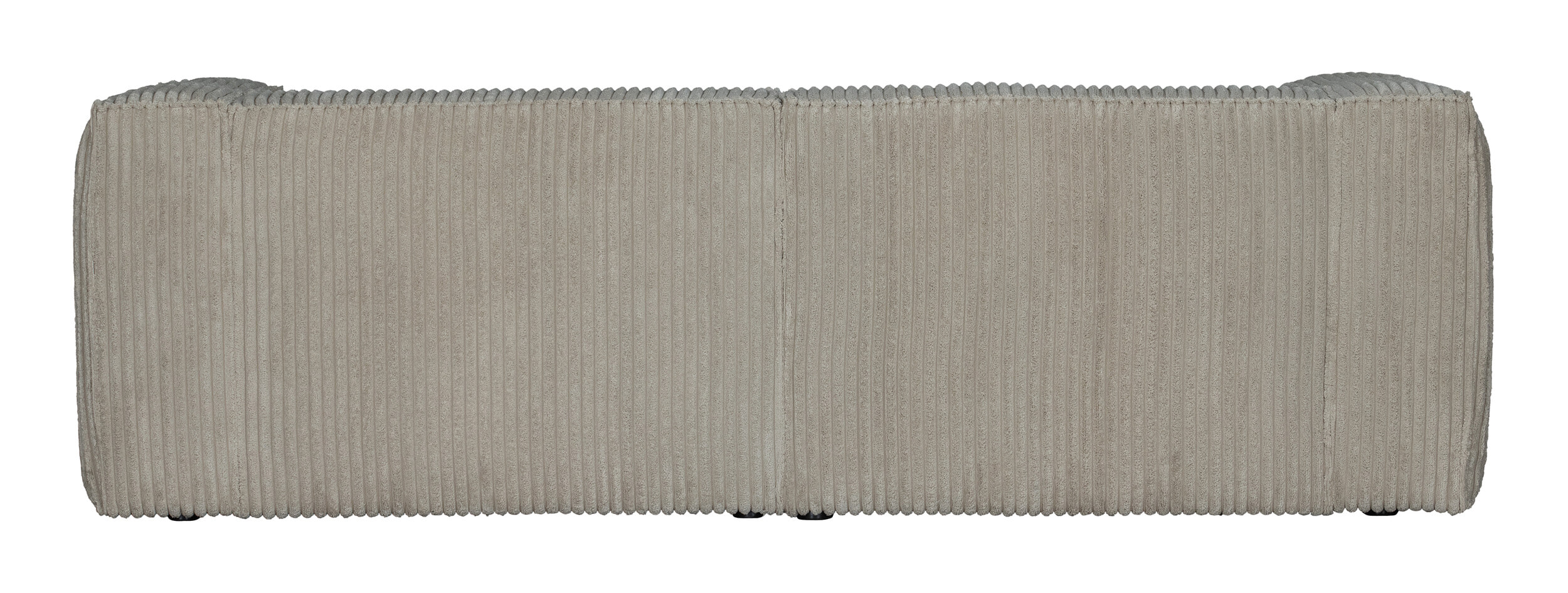 WOOOD Bank 'Bean' 3,5-zits, Rib, kleur Naturel