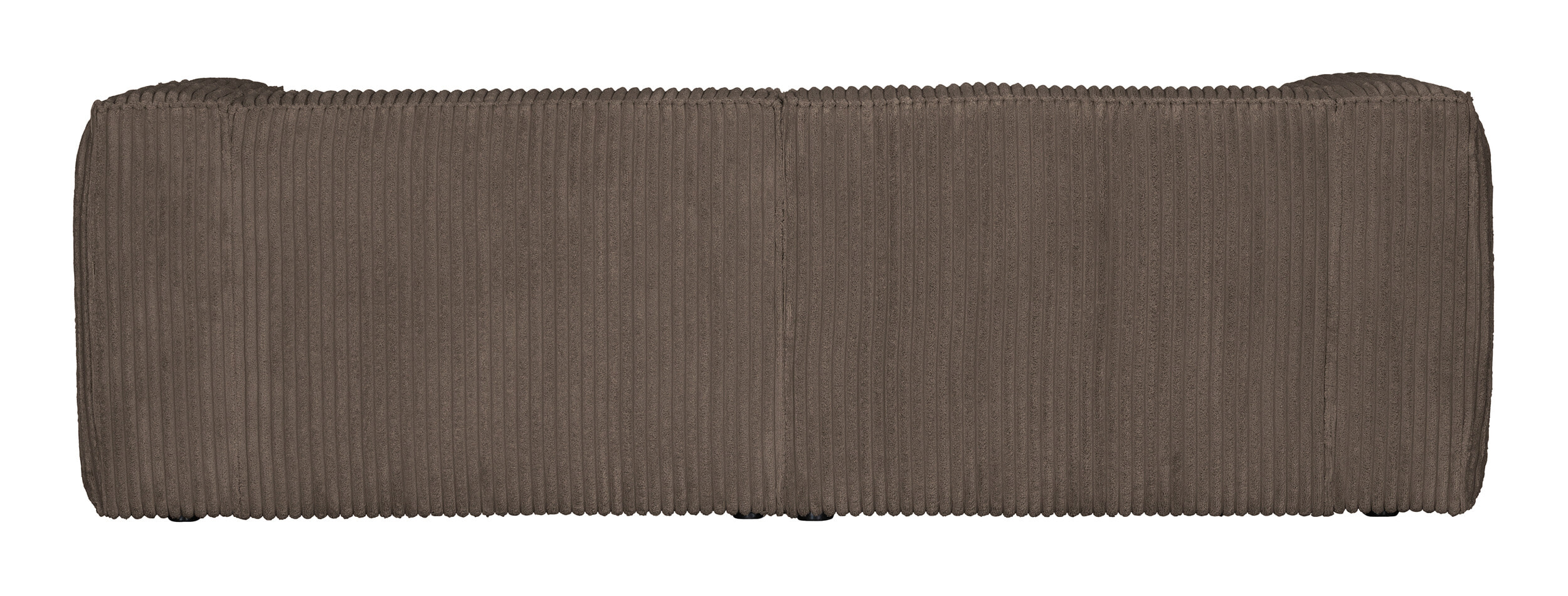 WOOOD Bank 'Bean' 3,5-zits, Rib, kleur Mud