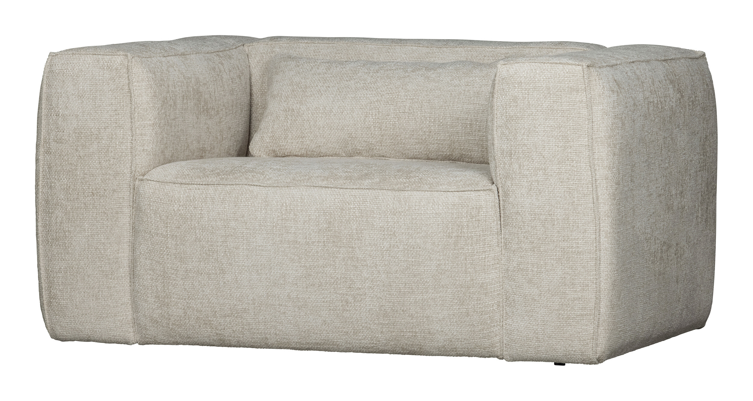 WOOOD Fauteuil 'Bean' Melange, kleur Naturel