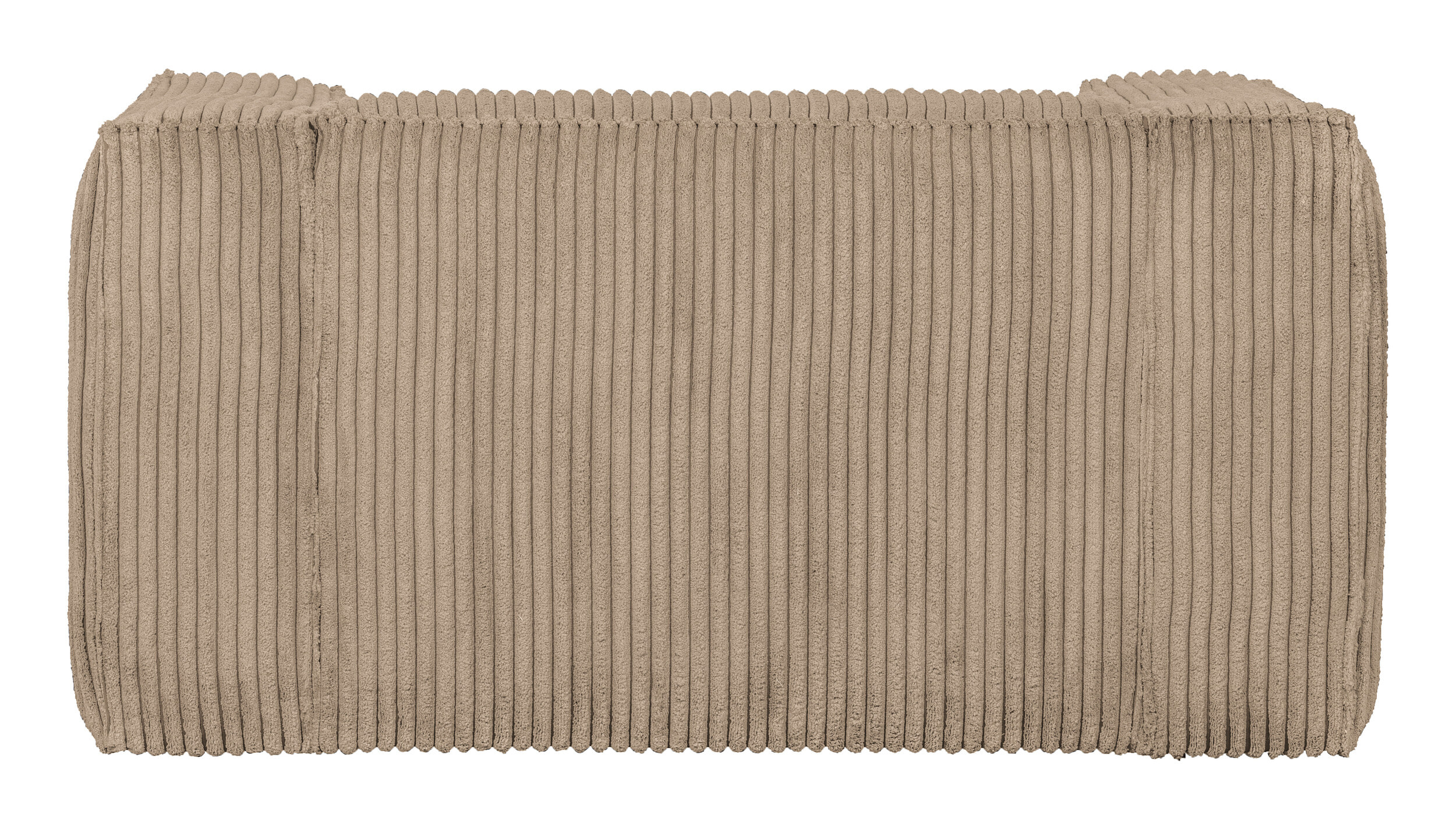 WOOOD Fauteuil 'Bean' Rib, kleur Travertin
