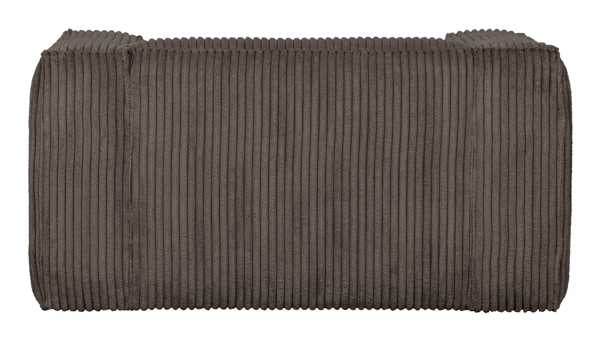 WOOOD Fauteuil 'Bean' Rib, kleur Mud