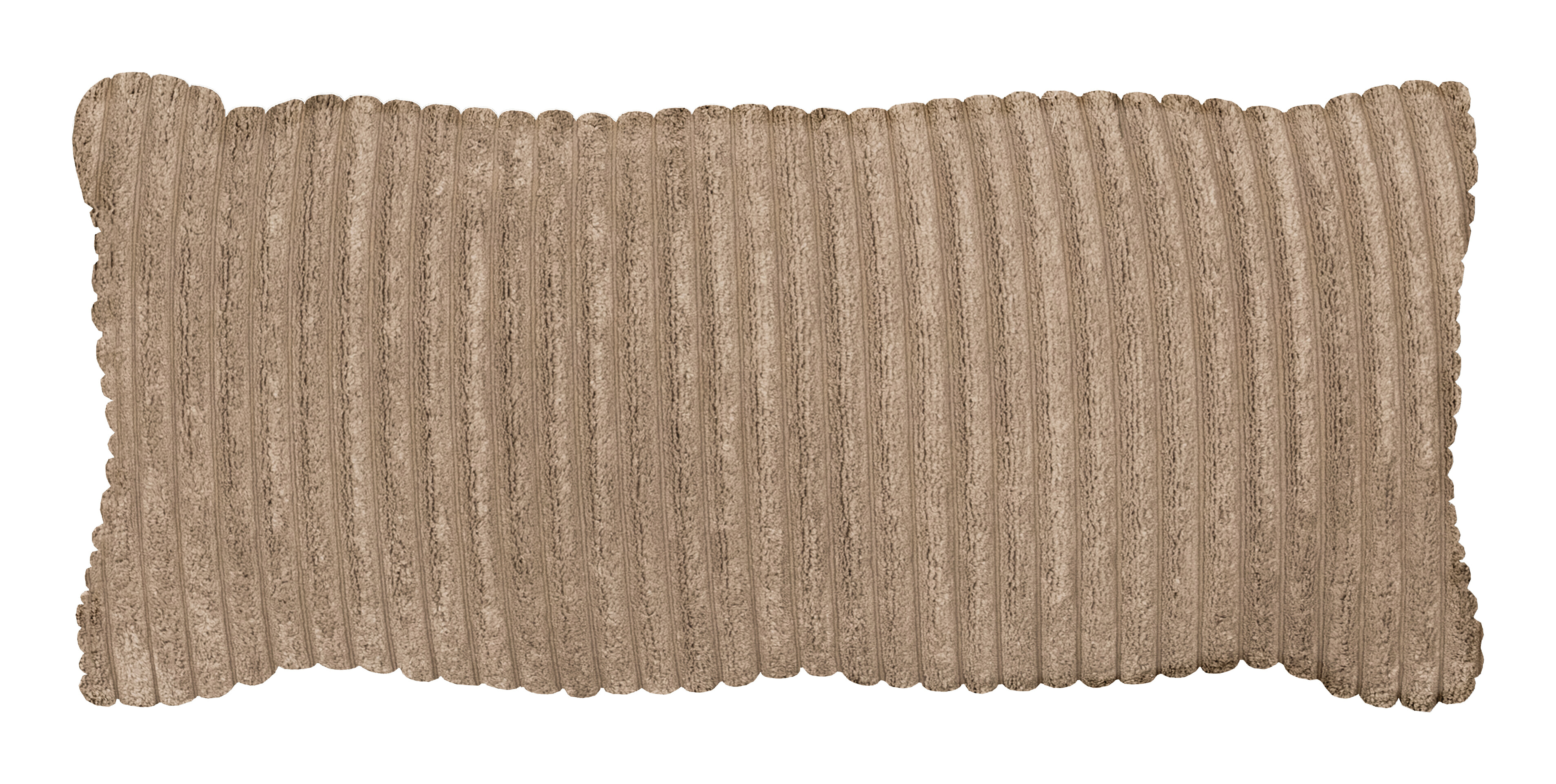 WOOOD Sierkussen Bean 30 x 70cm, Rib - Travertin - Exclusive