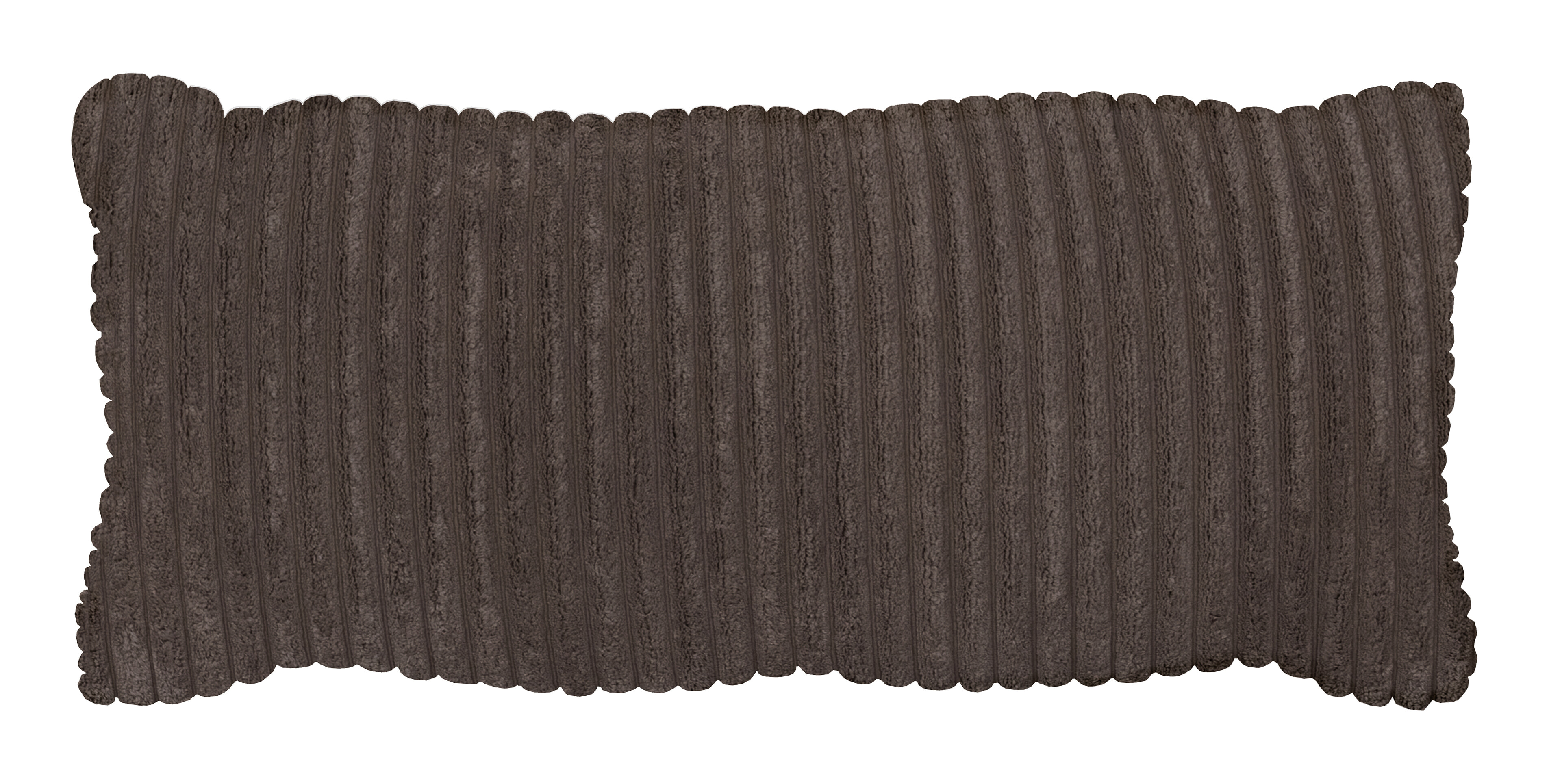 WOOOD Sierkussen Bean 30 x 70cm, Rib - Mud - Exclusive