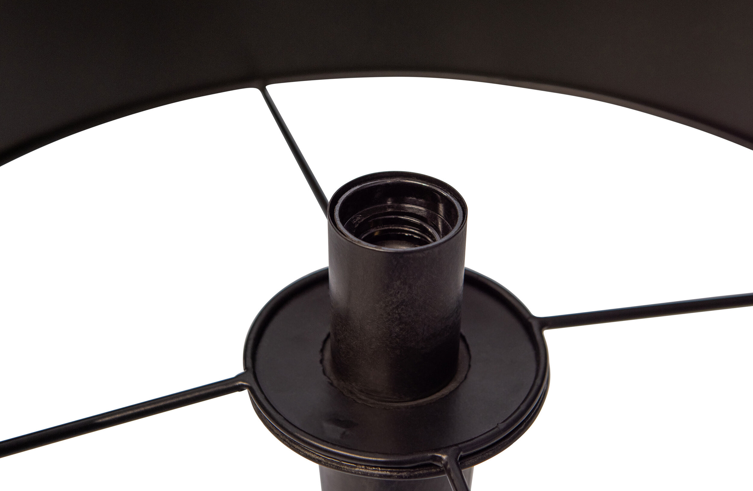 WOOOD Vloerlamp 'Blackout Too' kleur Zwart