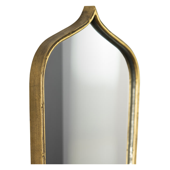 BePureHome Spiegel 'Agile' 100 x 32cm, kleur Antique Brass