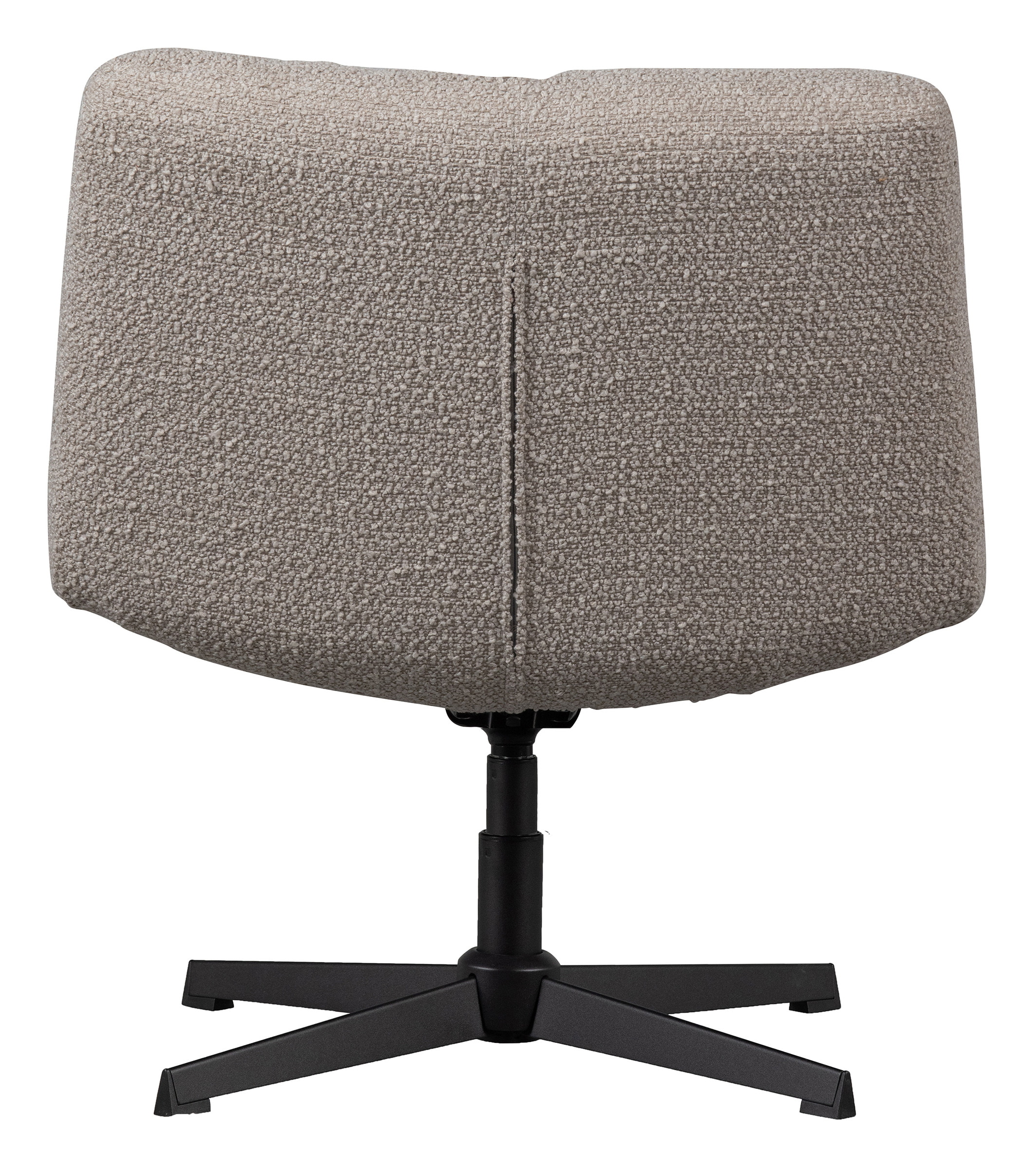 WOOOD Draaifauteuil 'Vinny' Bouclé, kleur Zand