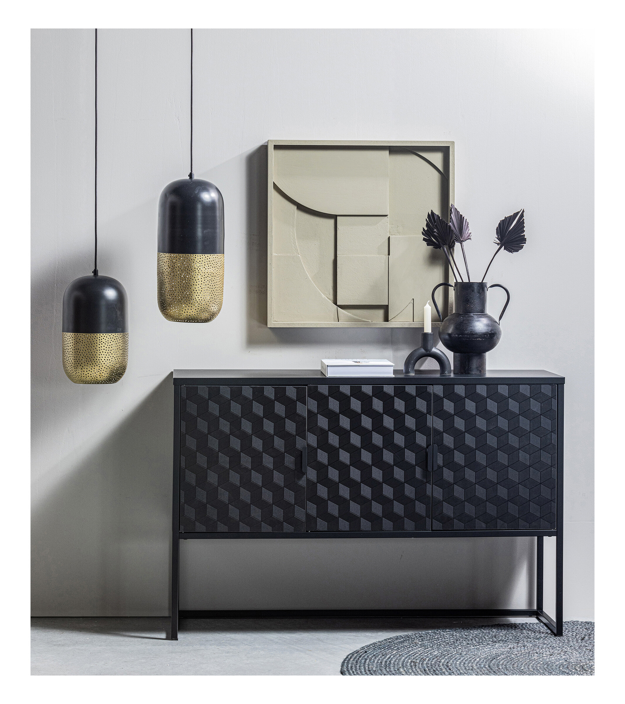 WOOOD Hanglamp 'Tirsa' 46cm