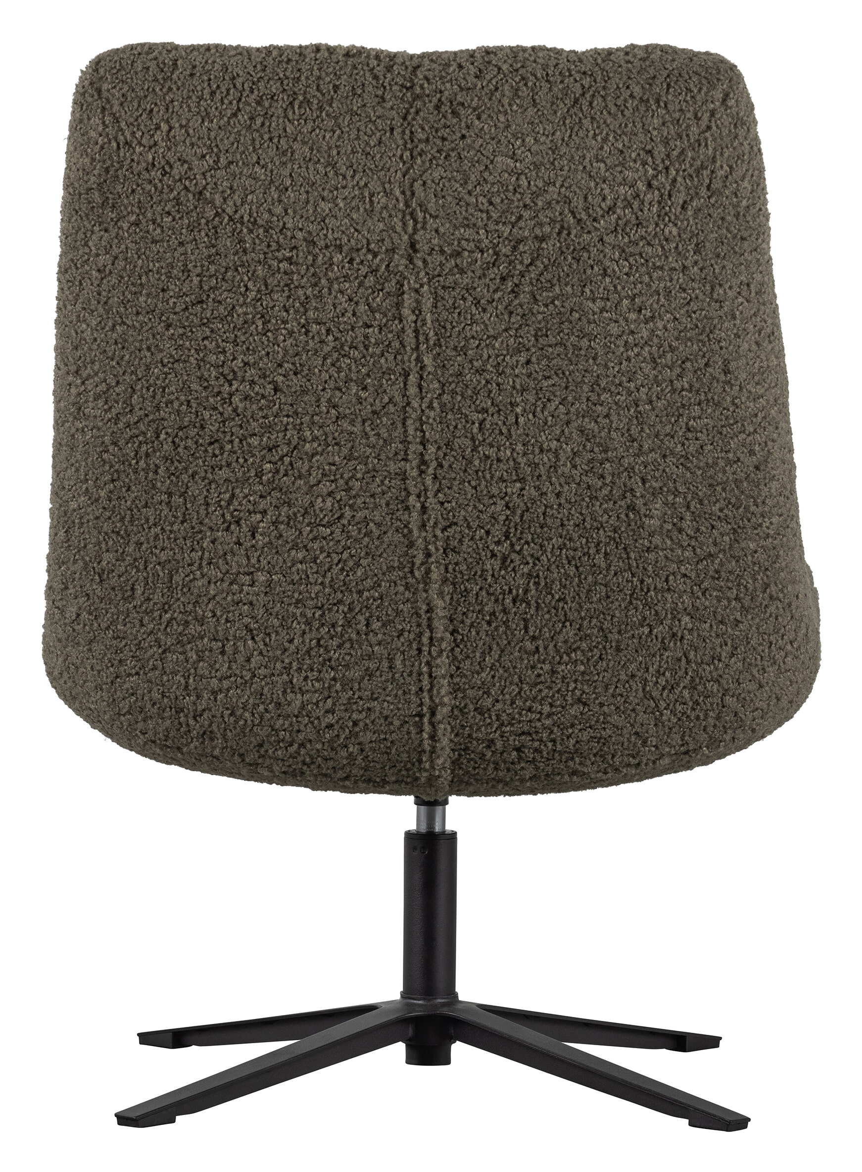 WOOOD Draaifauteuil 'Job' Teddy, kleur Groen