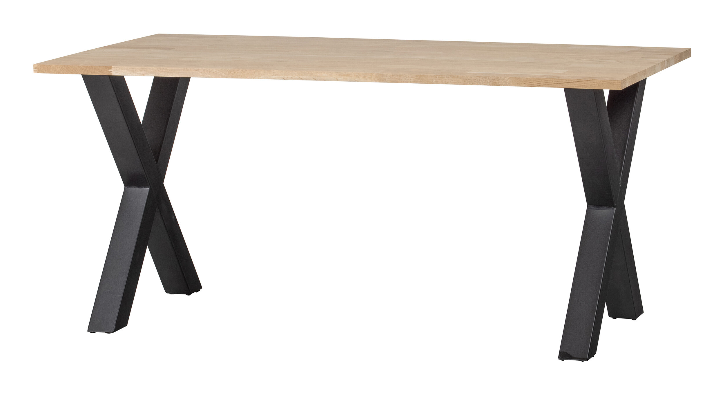 WOOOD Eettafel 'Tablo' met X-poot, 180 x 90cm