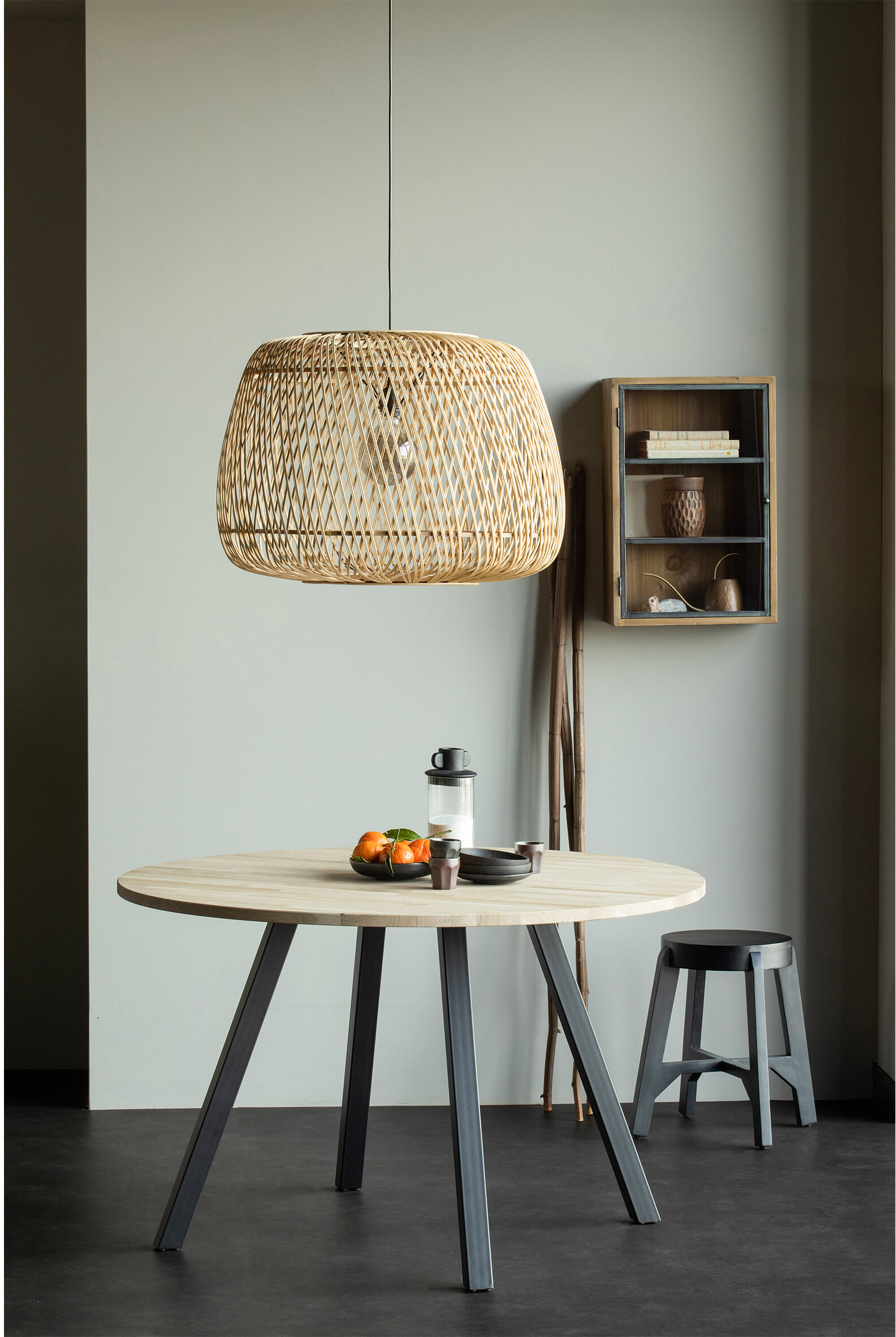 WOOOD Ronde Eettafel 'Tablo' Eikenhout, Ø120cm