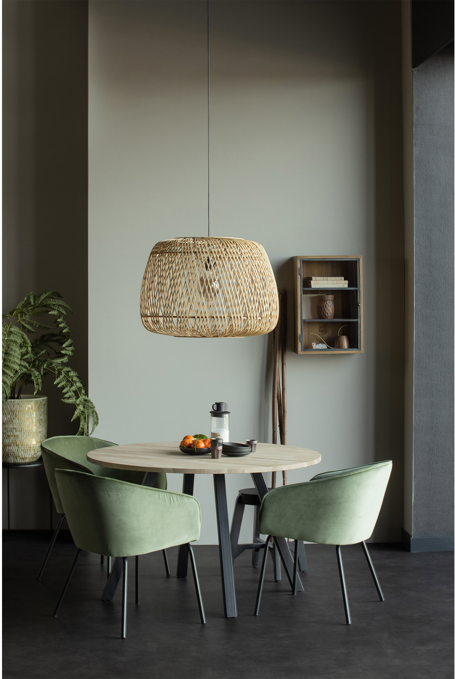 WOOOD Ronde Eettafel 'Tablo' Eikenhout, Ø120cm