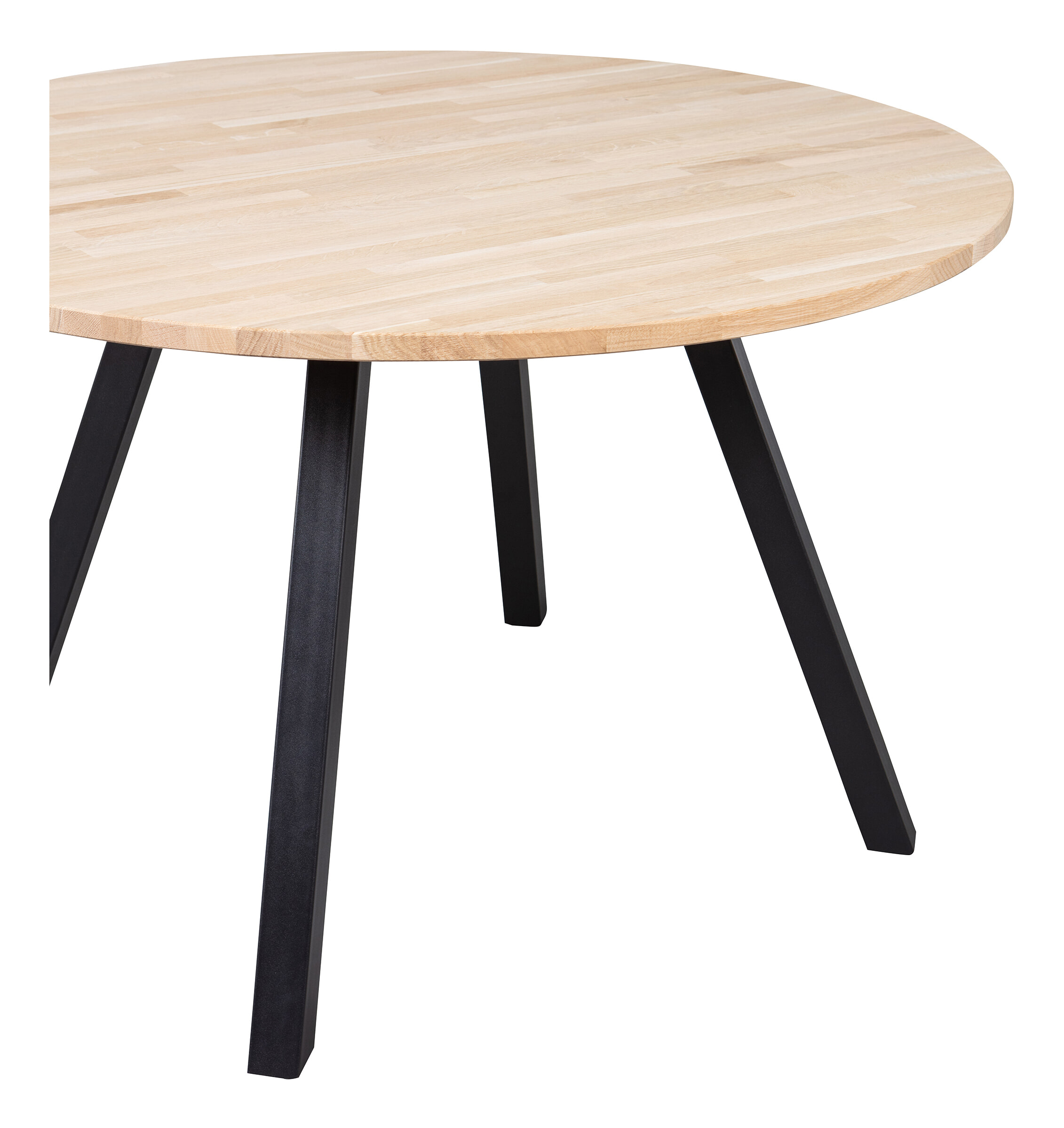 WOOOD Ronde Eettafel 'Tablo' Eikenhout, Ø120cm