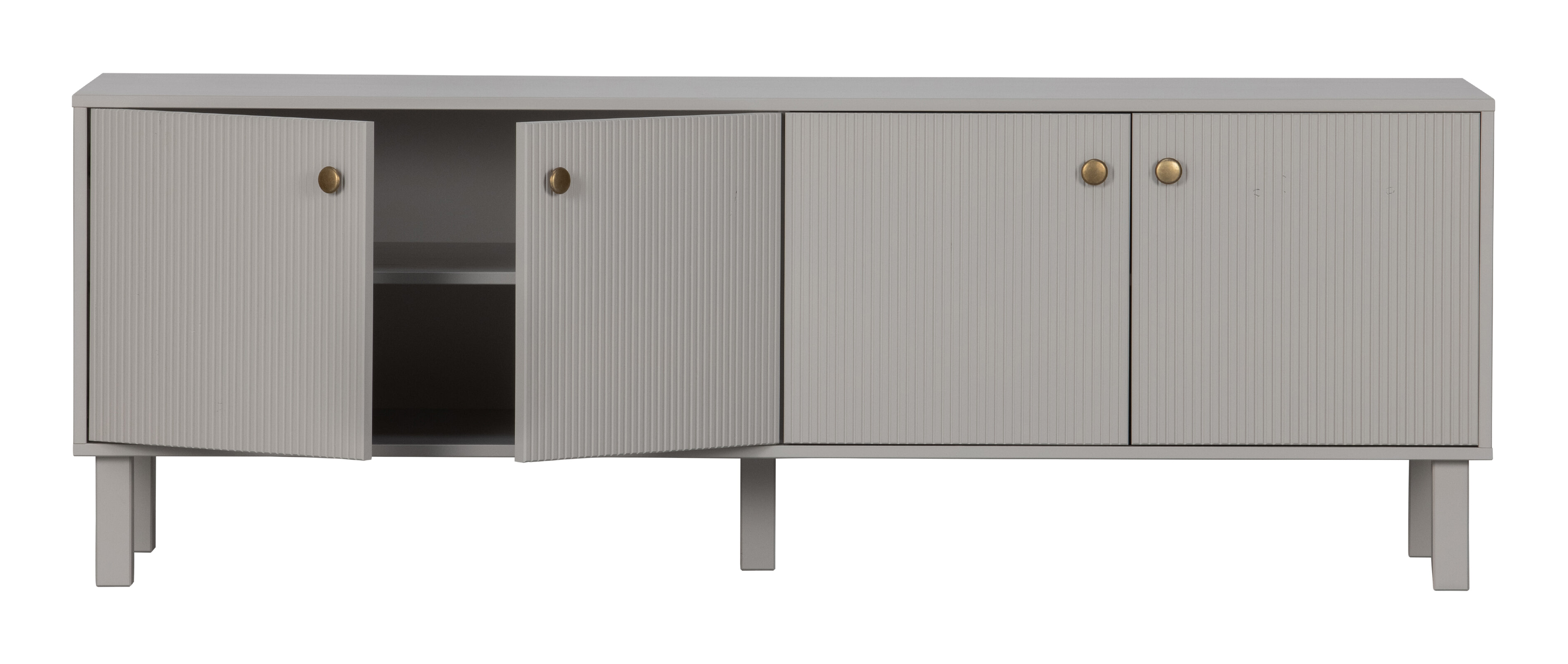 WOOOD TV-meubel 'Madu' 160cm, kleur Wolkengrijs