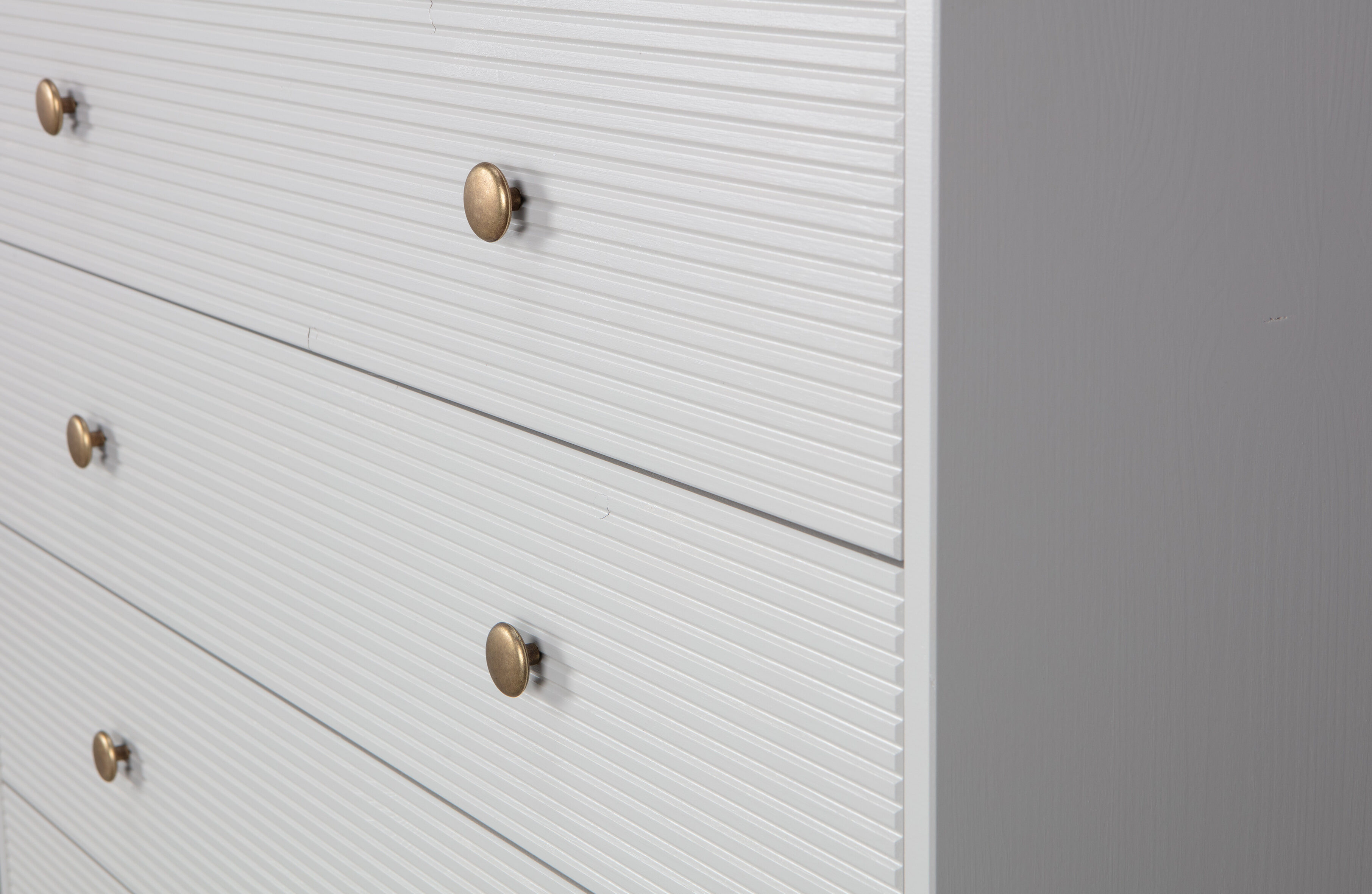 WOOOD Ladekast/Commode 'Madu' 91 x 94cm, kleur Wolkengrijs