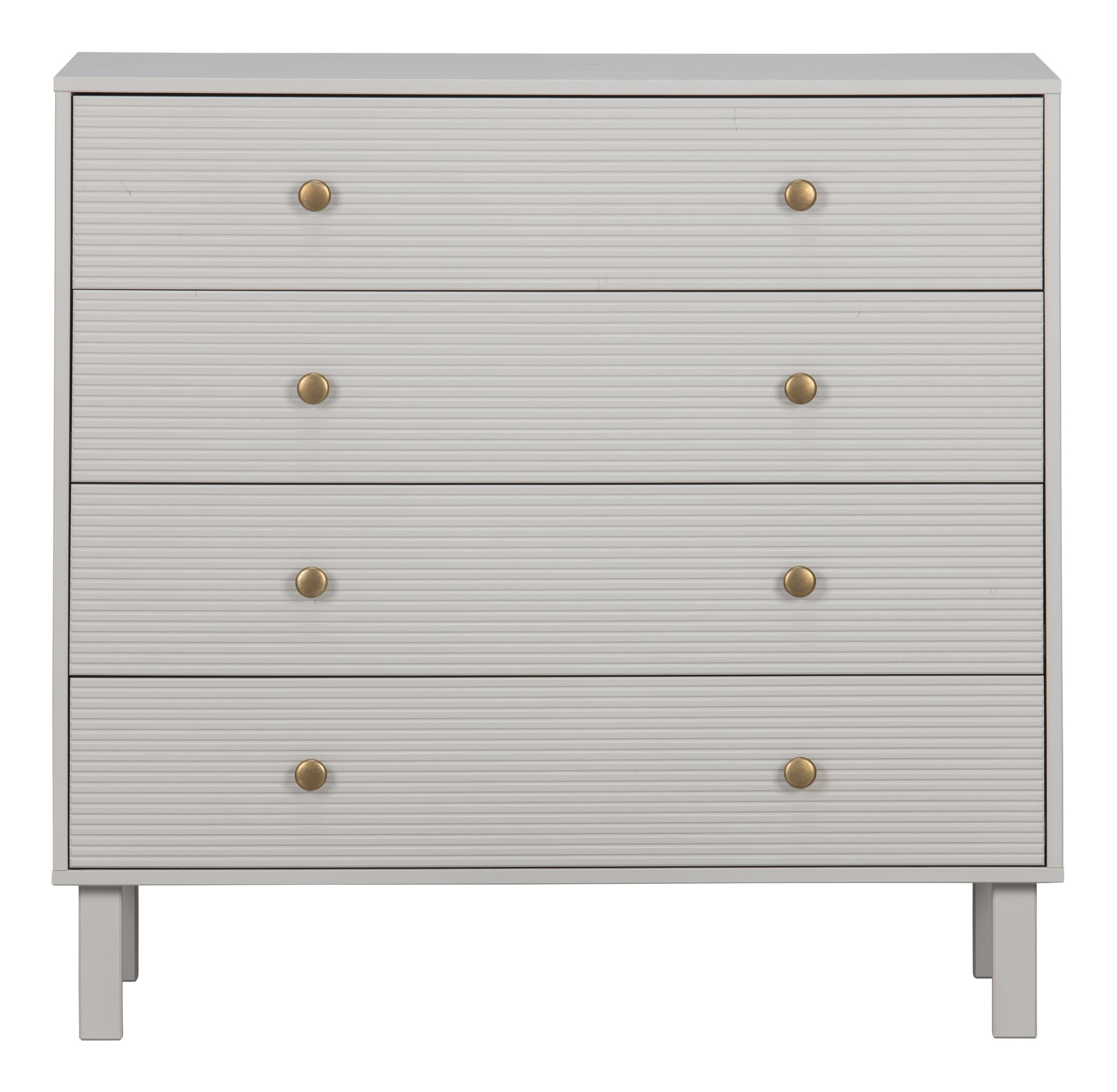 WOOOD Ladekast/Commode 'Madu' 91 x 94cm, kleur Wolkengrijs