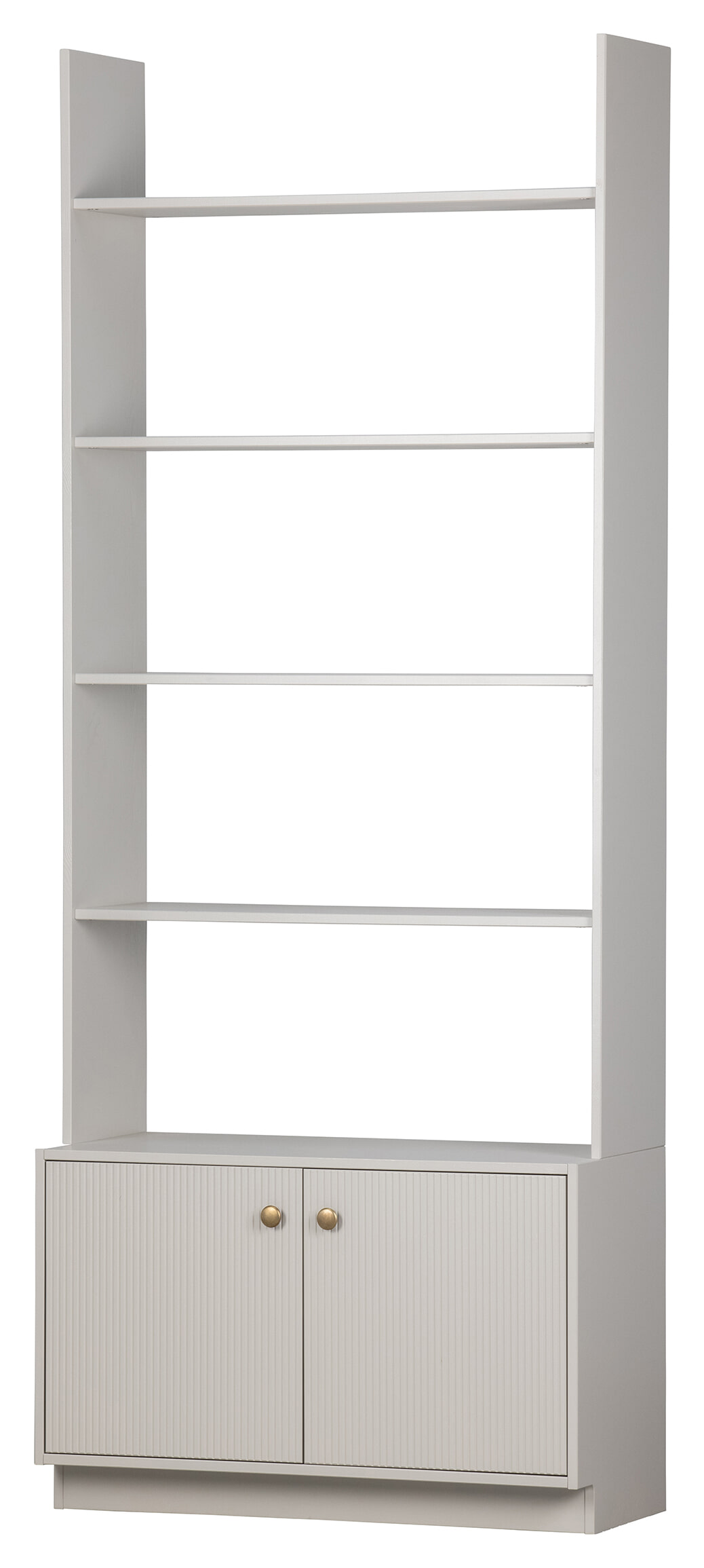 WOOOD Boekenkast 'Madu' Grenenhout, 200 x 80cm