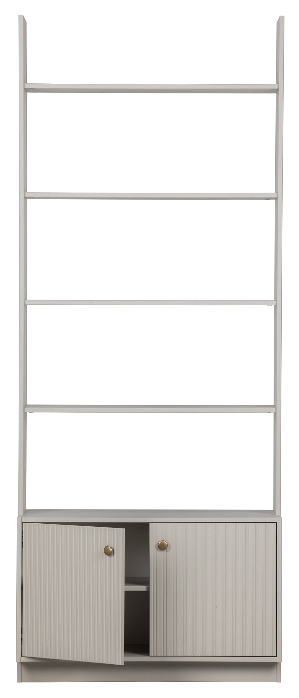 WOOOD Boekenkast 'Madu' Grenenhout, 200 x 80cm