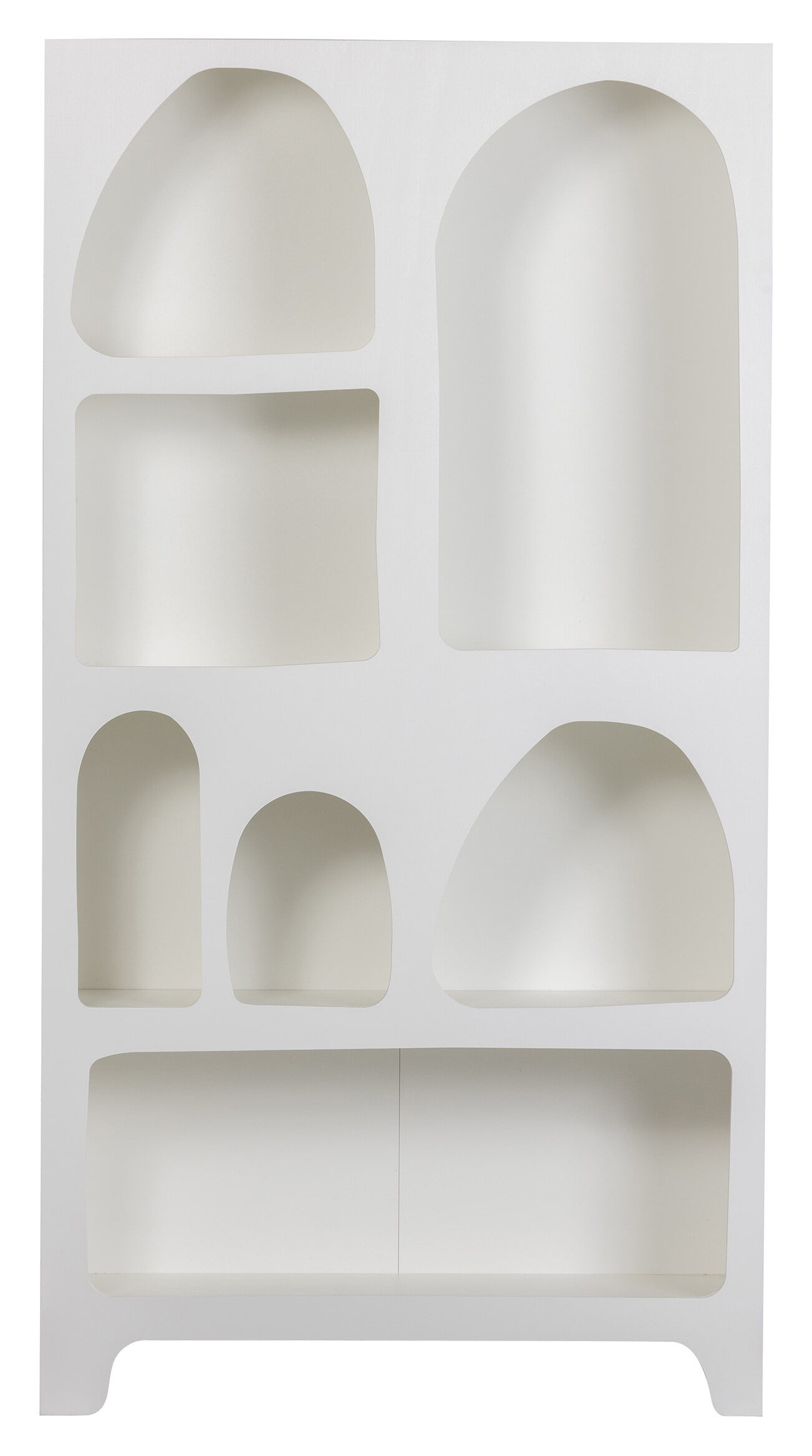 WOOOD Vakkenkast 'Caz' 180 x 95cm, kleur Wit