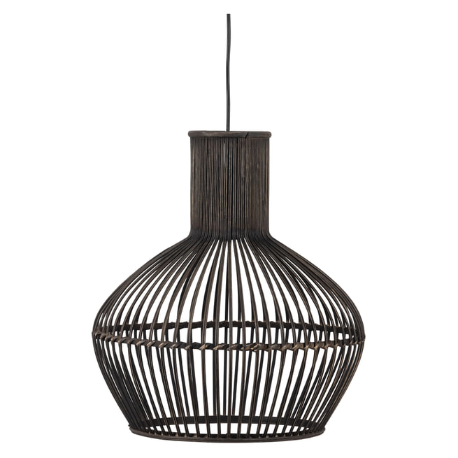 BePureHome Hanglamp 'Asia' Bamboe Ø44cm, kleur zwart
