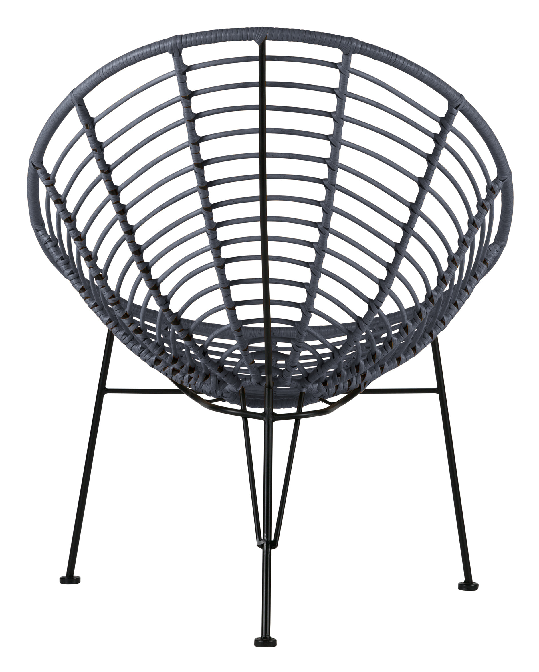 WOOOD Loungestoel 'Jane' kleur Inkt (Donkerblauw)