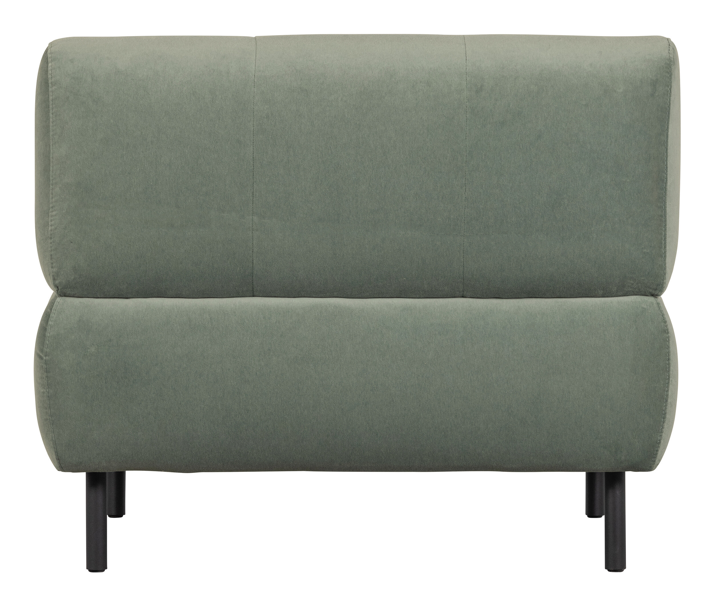 WOOOD Fauteuil 'Lloyd' Velvet, kleur Waterplant