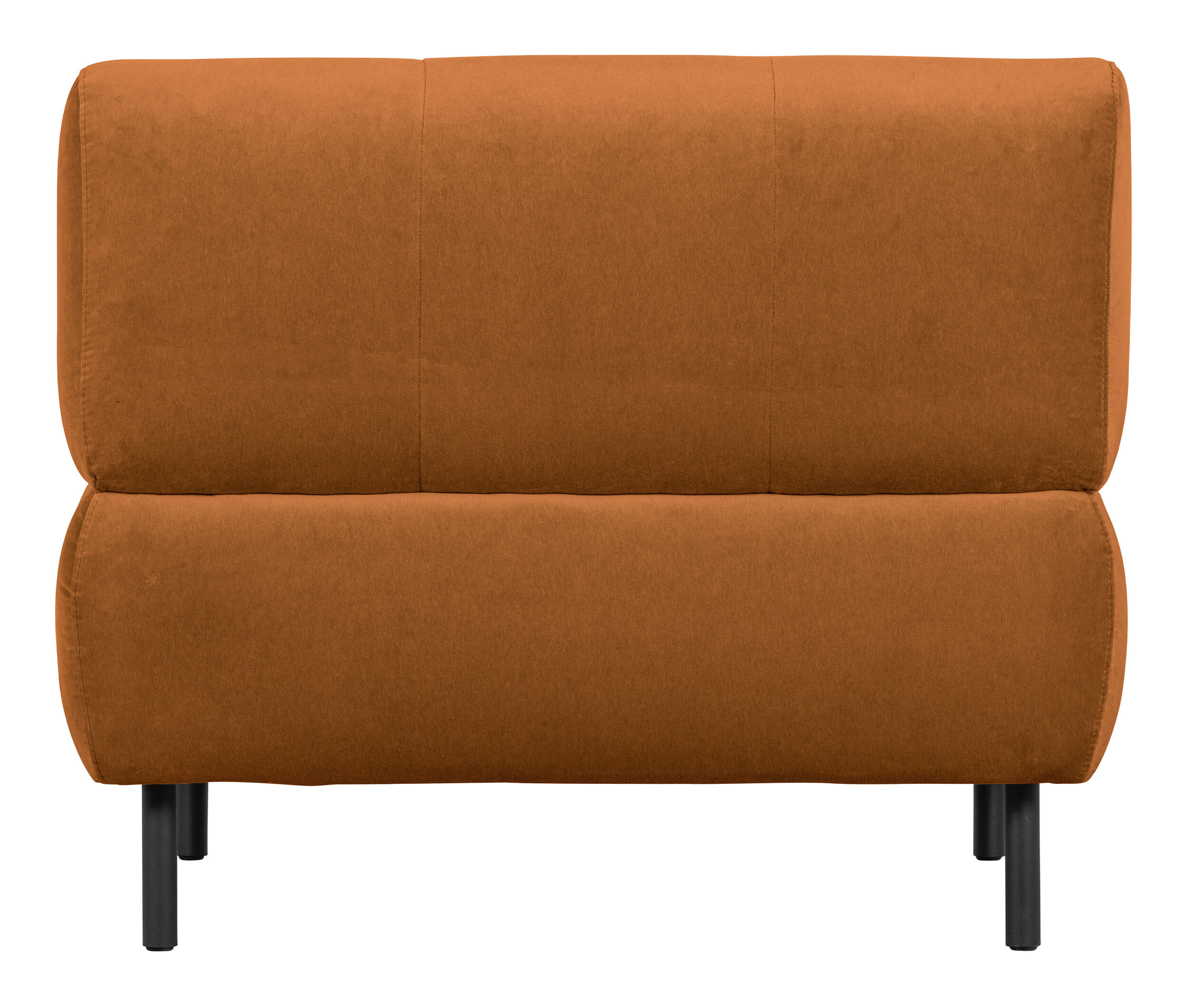 WOOOD Fauteuil 'Lloyd' Velvet, kleur Cinnamon