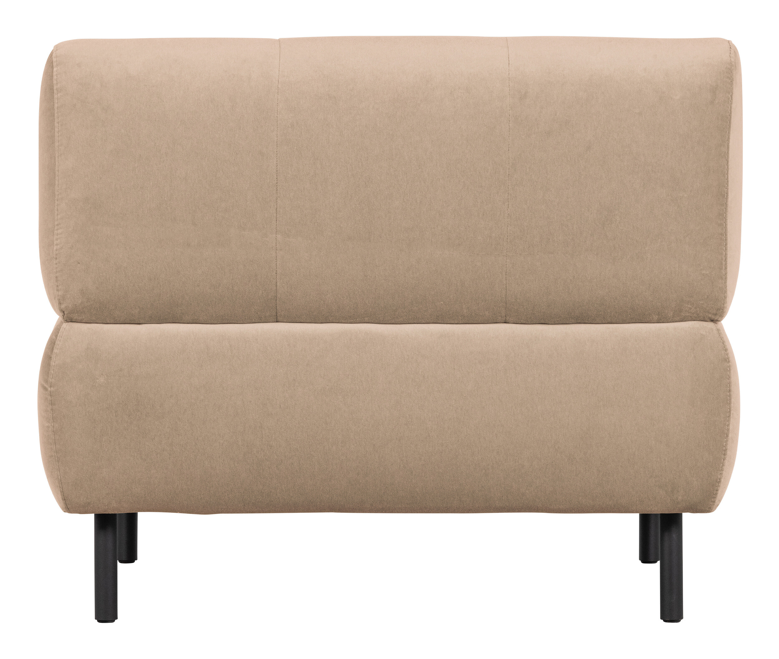 WOOOD Fauteuil 'Lloyd' Velvet, kleur Sea Salt