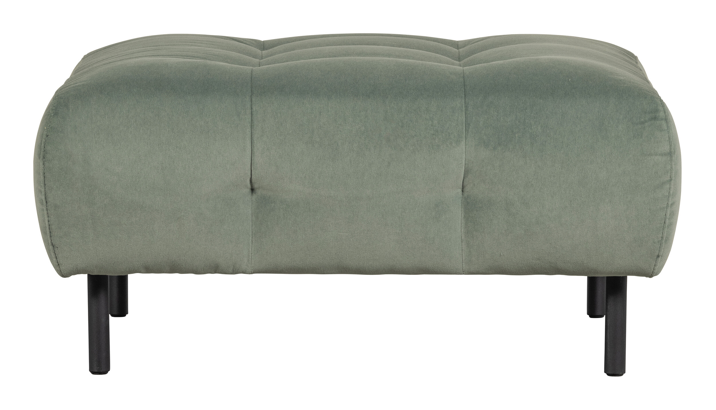WOOOD Hocker 'Lloyd' Velvet, kleur Waterplant