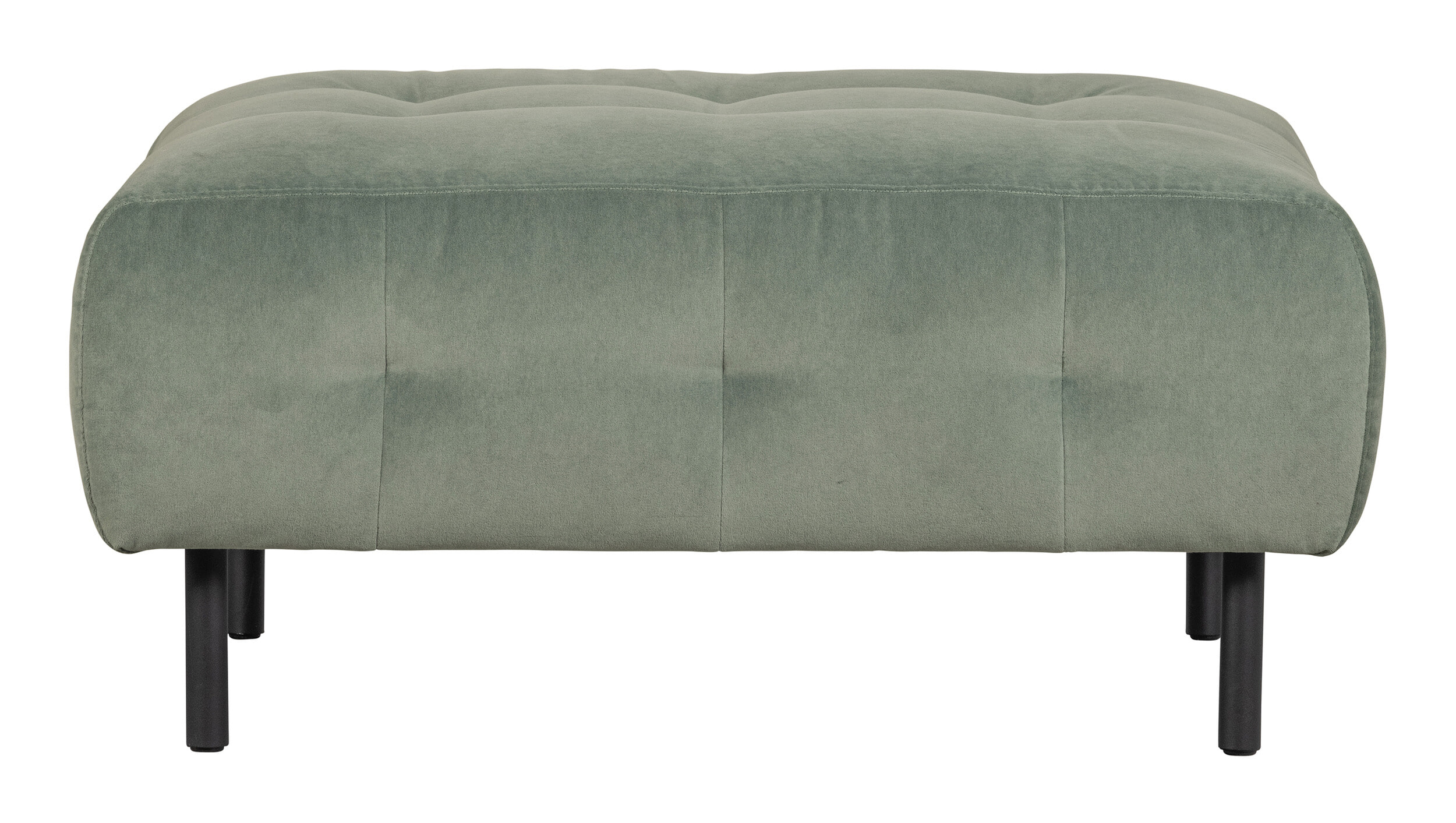 WOOOD Hocker 'Lloyd' Velvet, kleur Waterplant