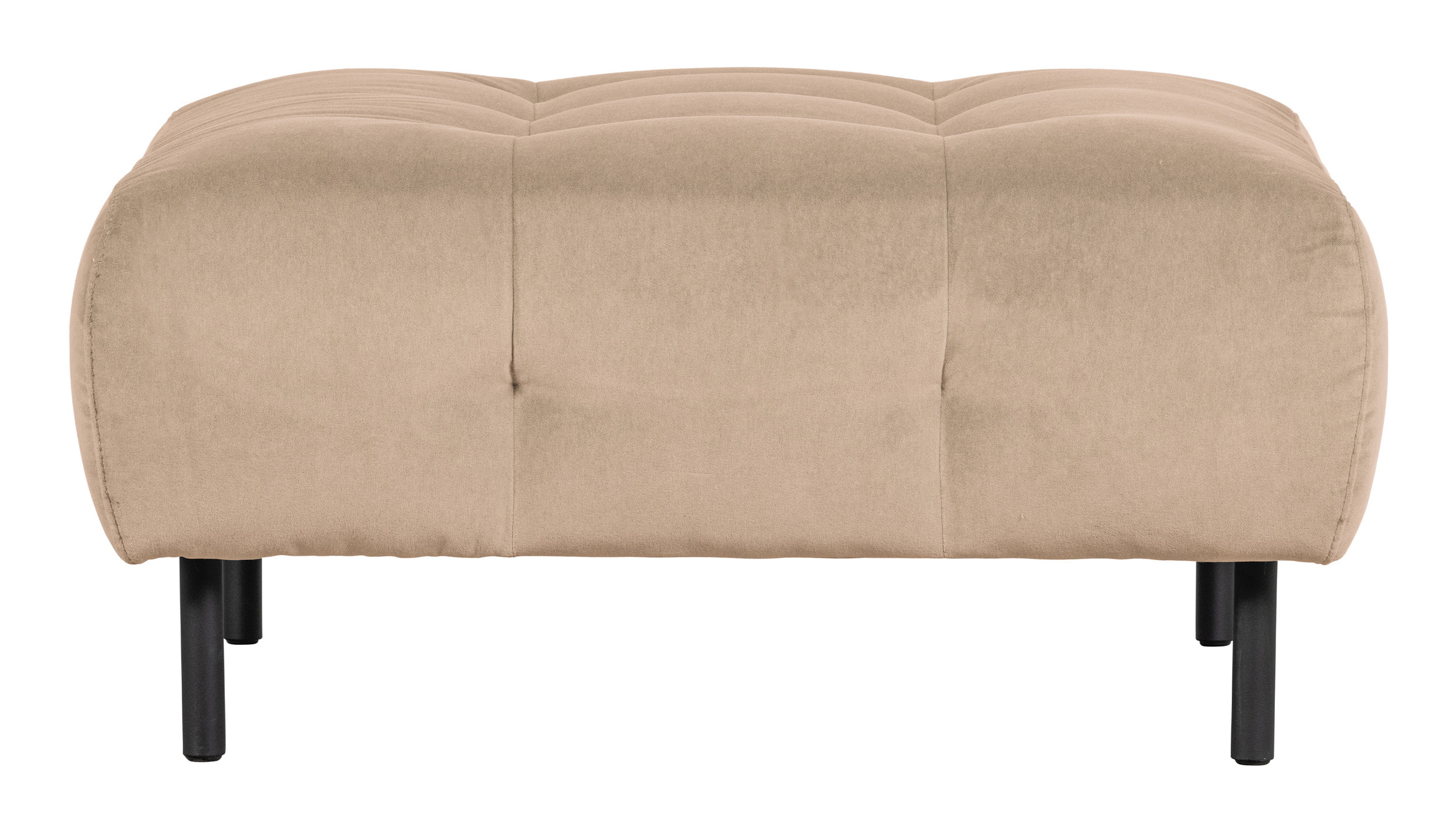 WOOOD Hocker 'Lloyd' Velvet, kleur Sea Salt