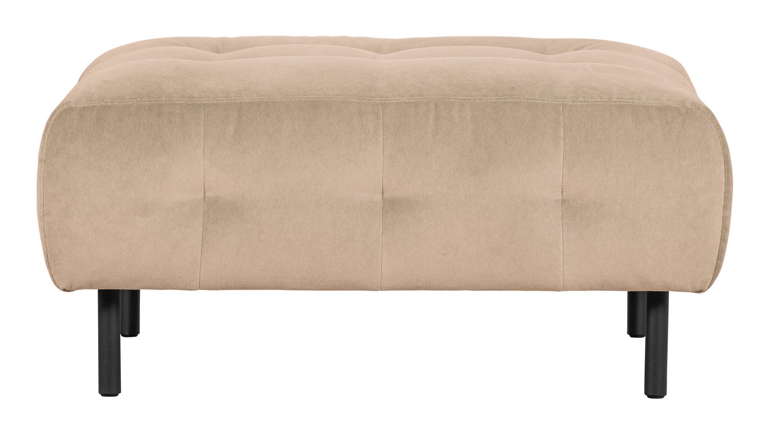 WOOOD Hocker 'Lloyd' Velvet, kleur Sea Salt