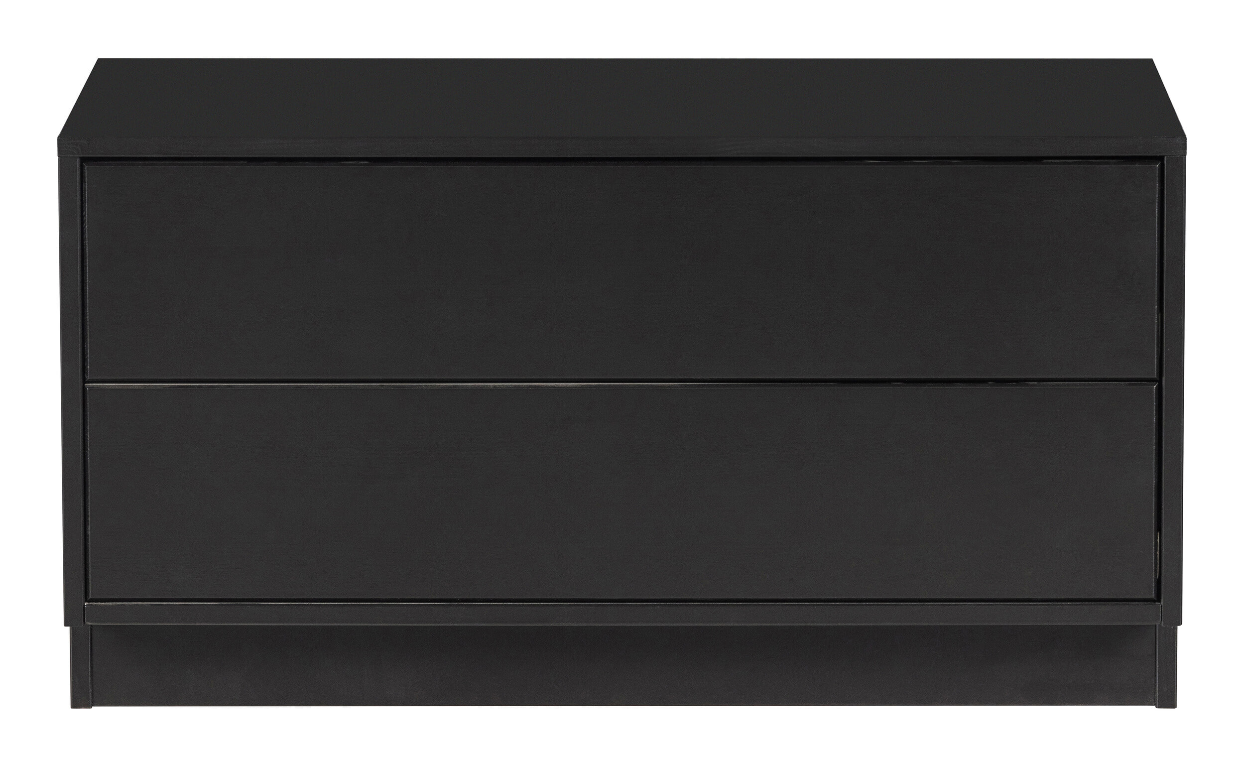 WOOOD TV-meubel 'Finca' Mat zwart, 75cm