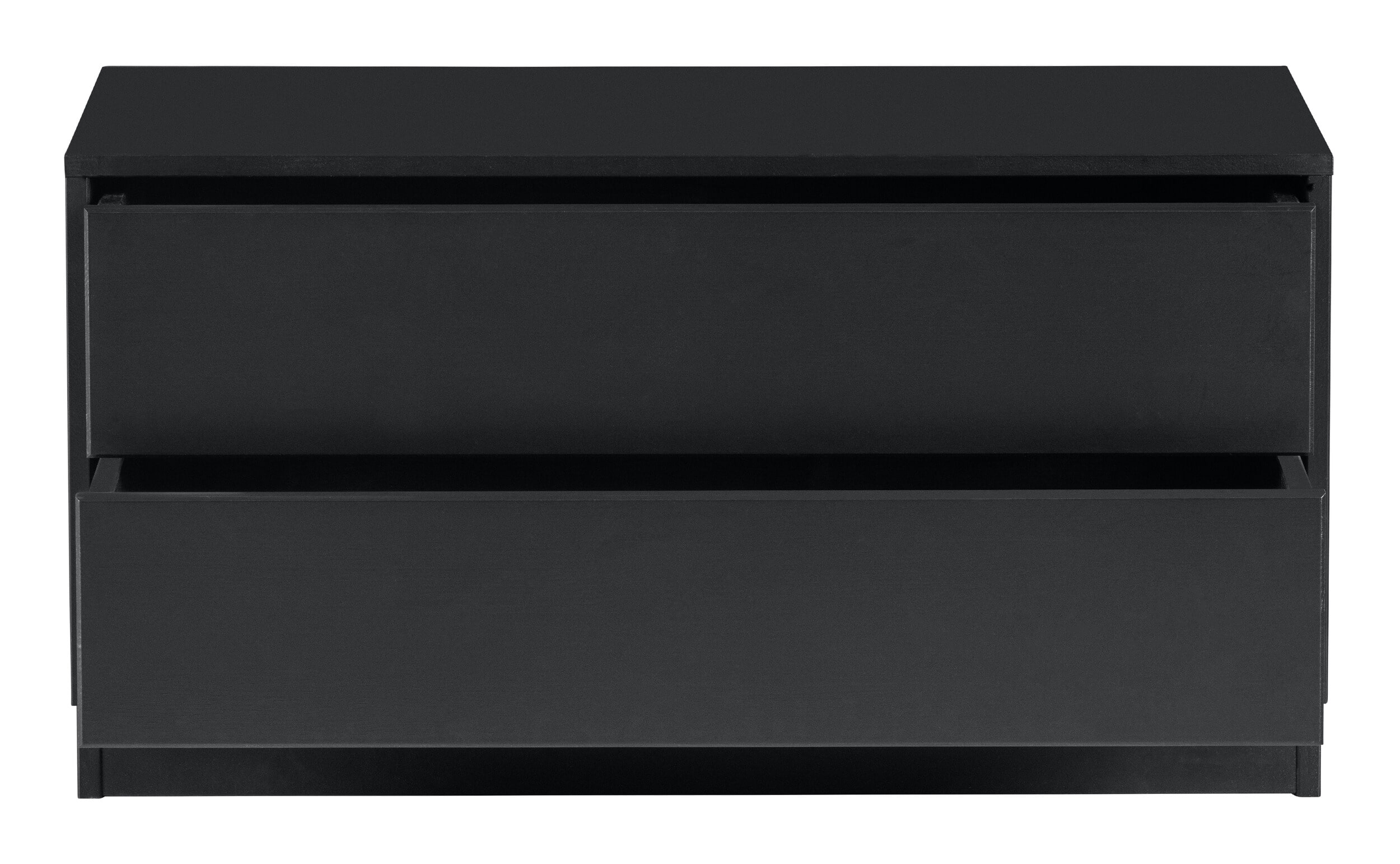WOOOD TV-meubel 'Finca' Mat zwart, 75cm