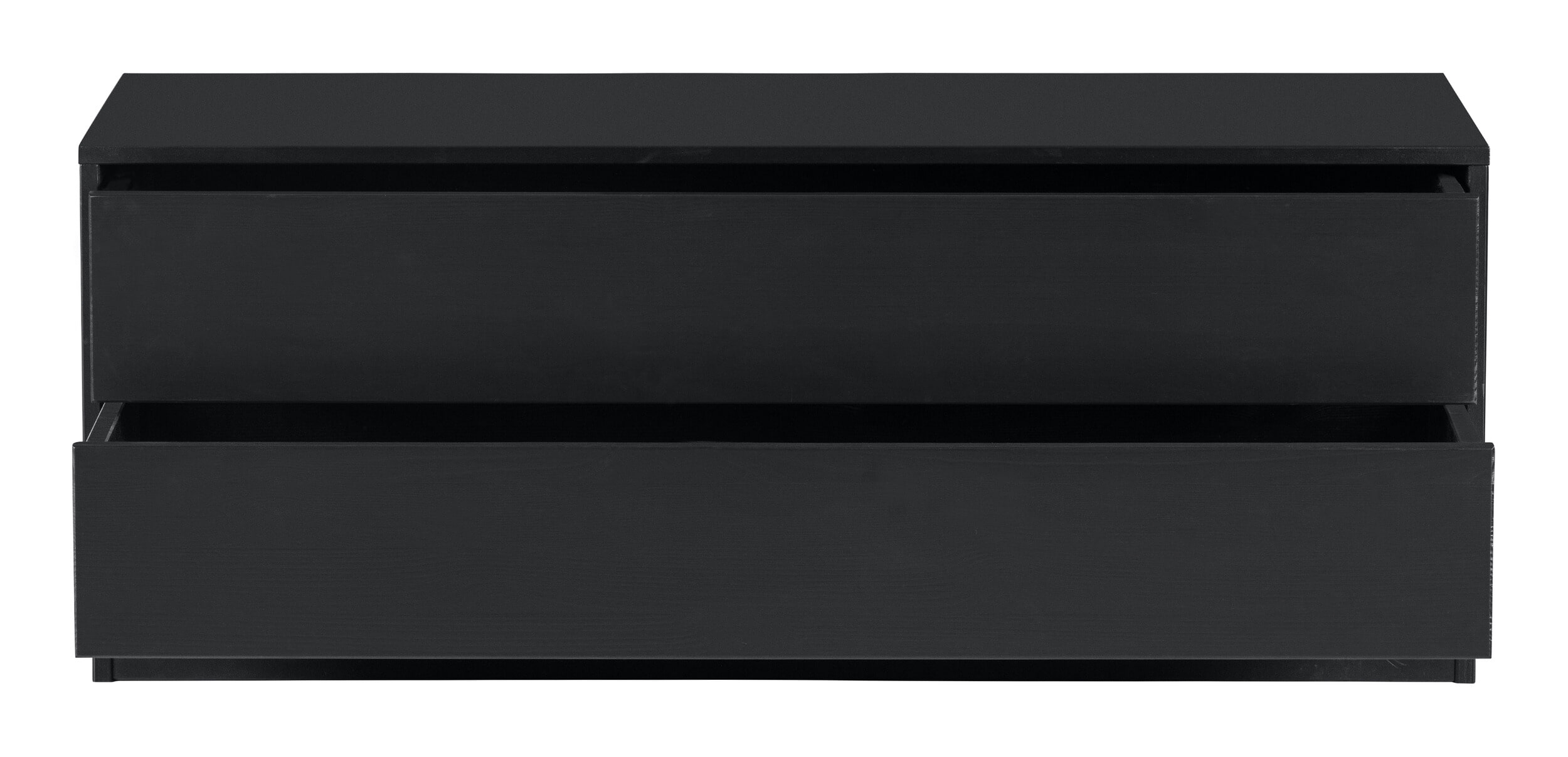 WOOOD TV-meubel 'Finca' Mat zwart, 100cm