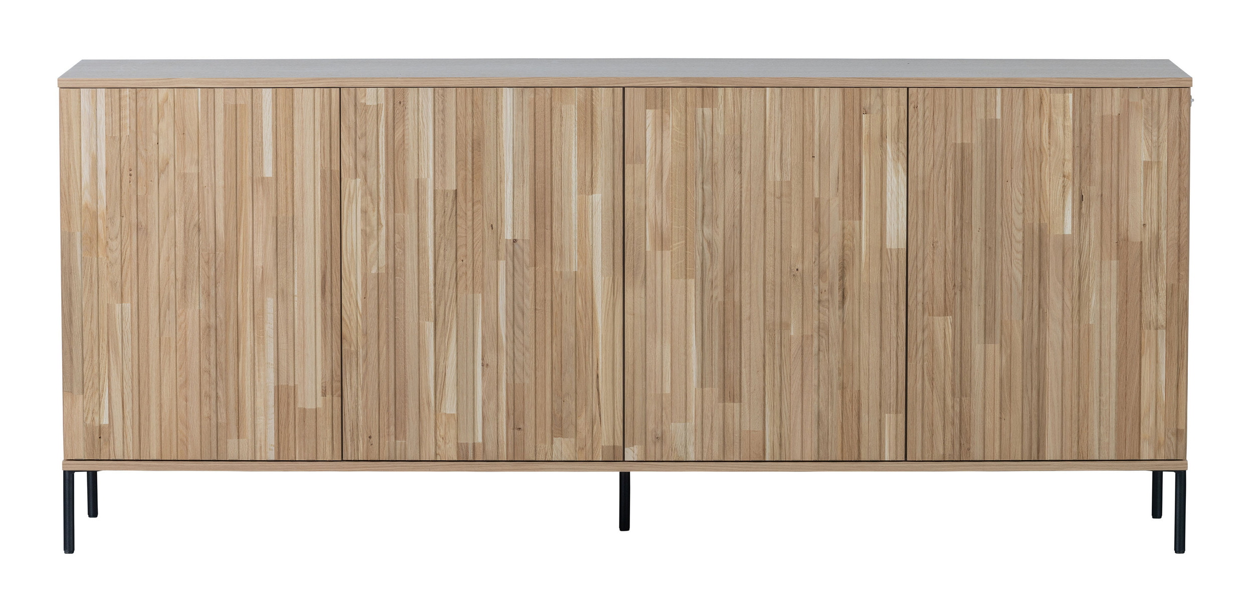WOOOD Dressoir 'New Gravure' Eiken, 200cm, kleur Naturel