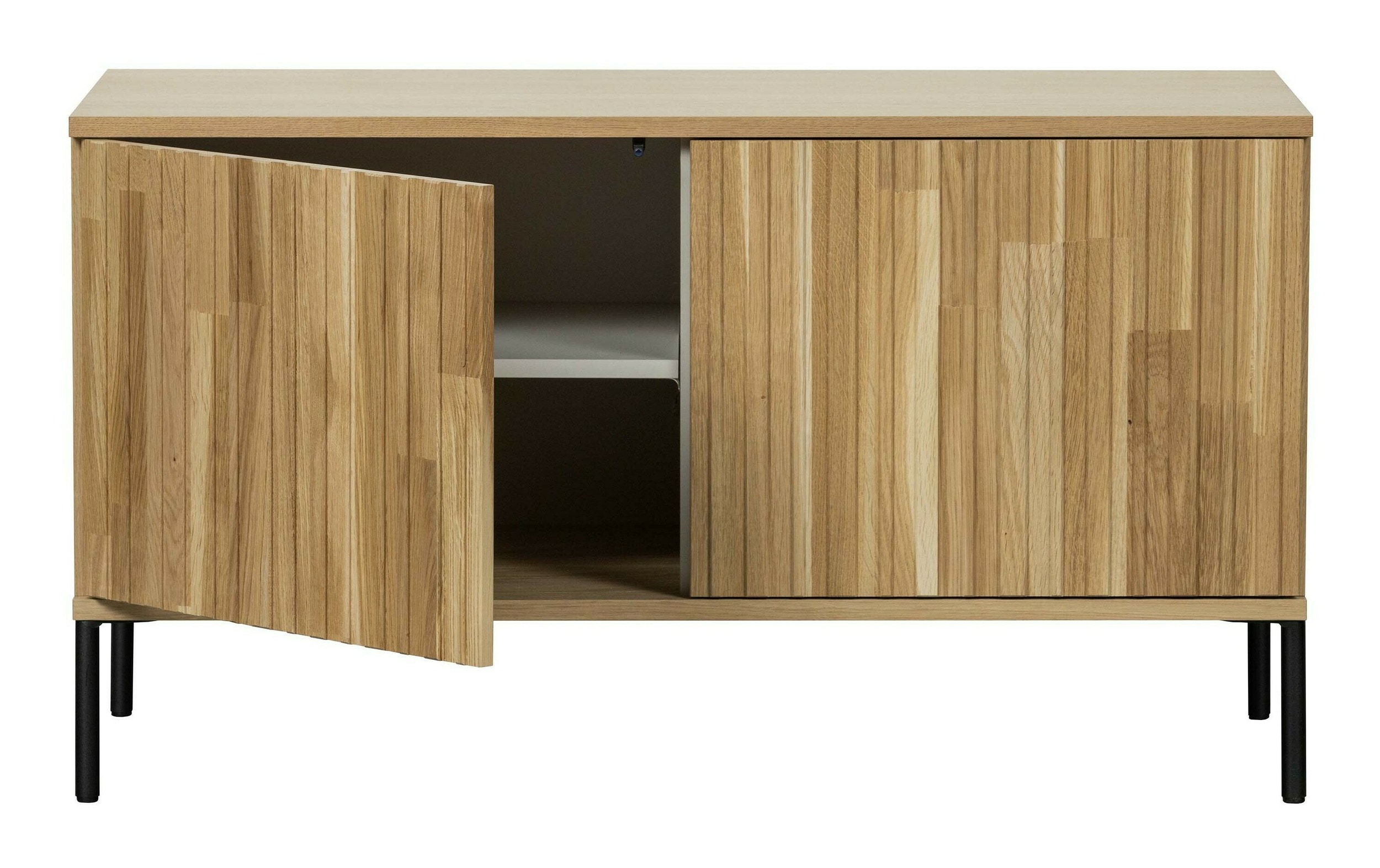 WOOOD TV-meubel 'New Gravure' Eiken, 100cm, kleur Naturel