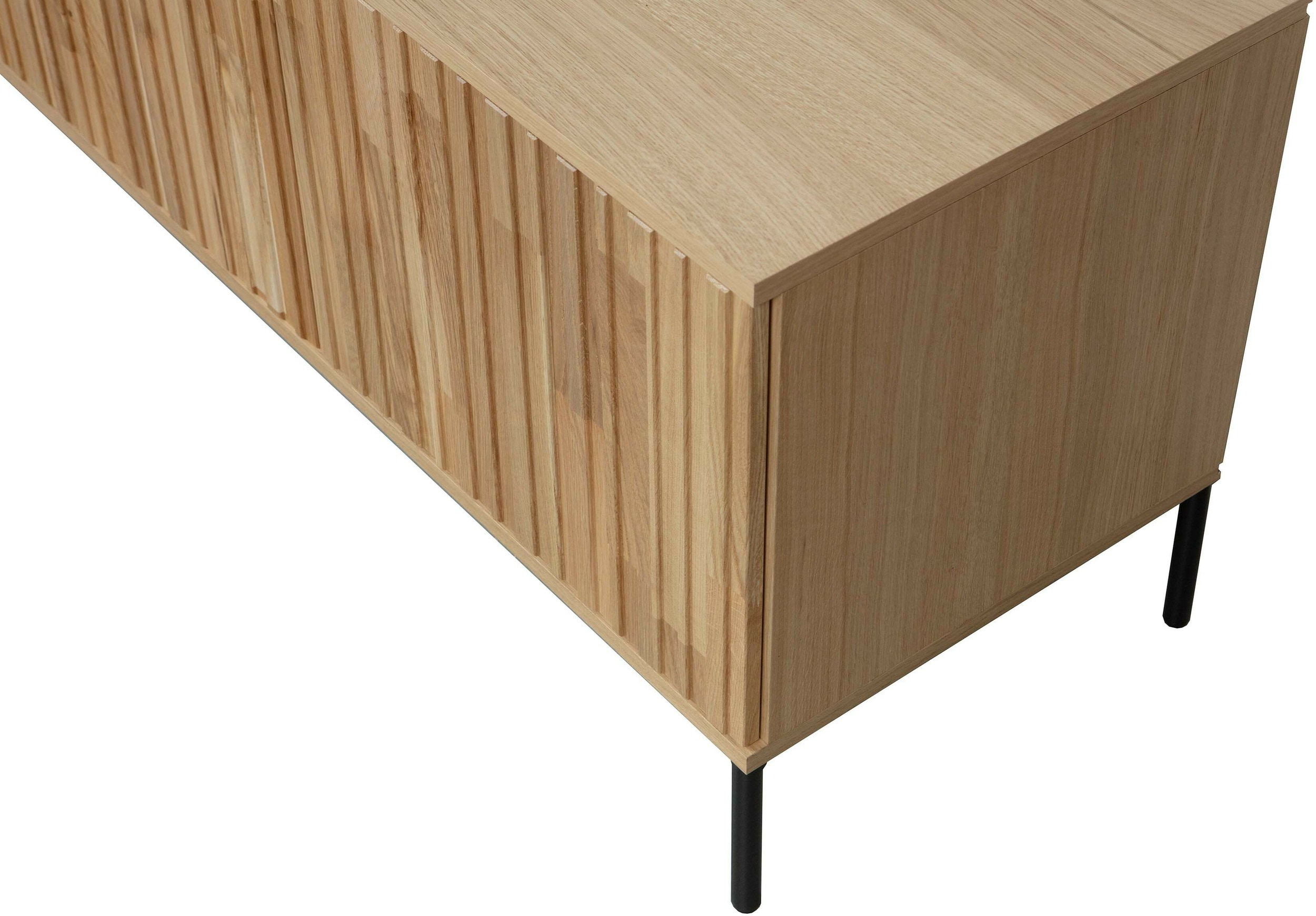 WOOOD TV-meubel 'New Gravure' Eiken, 100cm, kleur Naturel