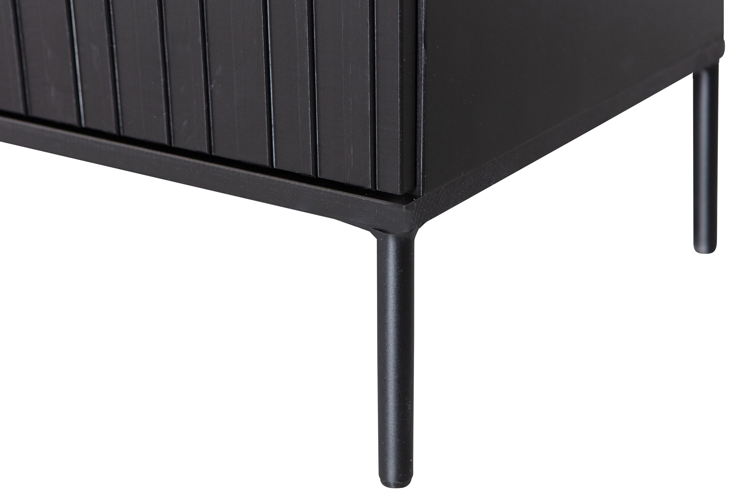 WOOOD TV-meubel 'New Gravure' Grenen, 150cm, kleur Zwart
