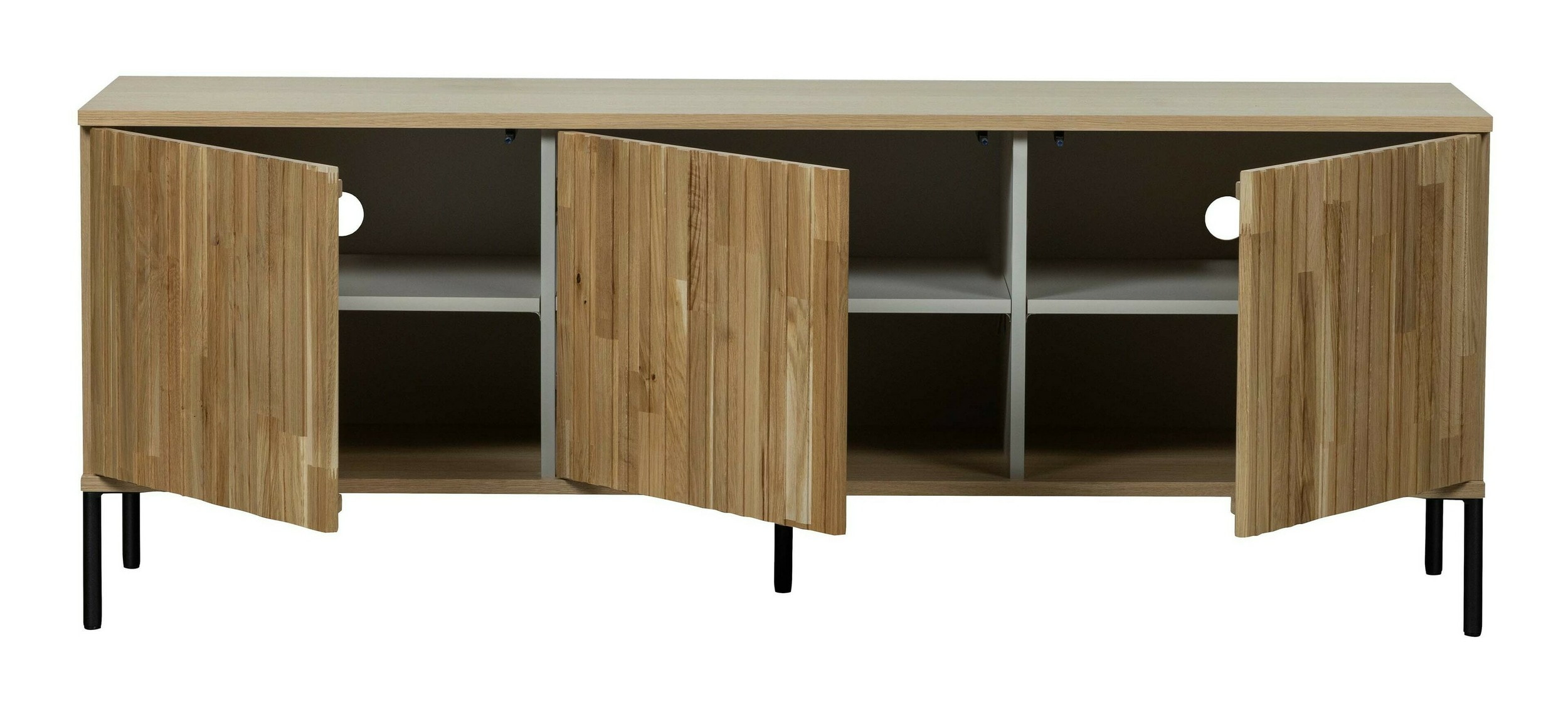 WOOOD TV-meubel 'New Gravure' EIken, 150cm, kleur Naturel