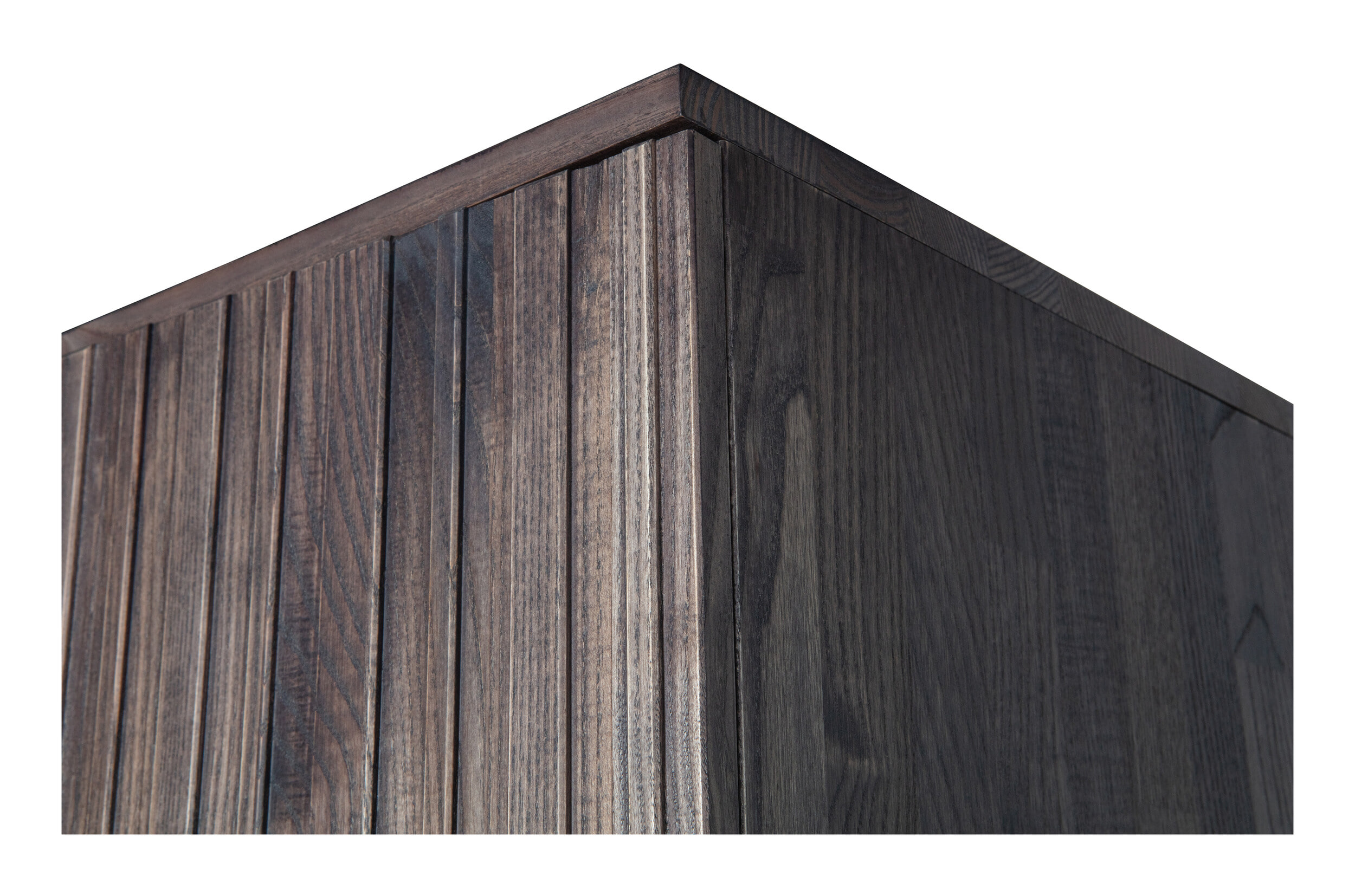 WOOOD Opbergkast 'New Gravure' Essenhout, 120 x 60cm, kleur Espresso