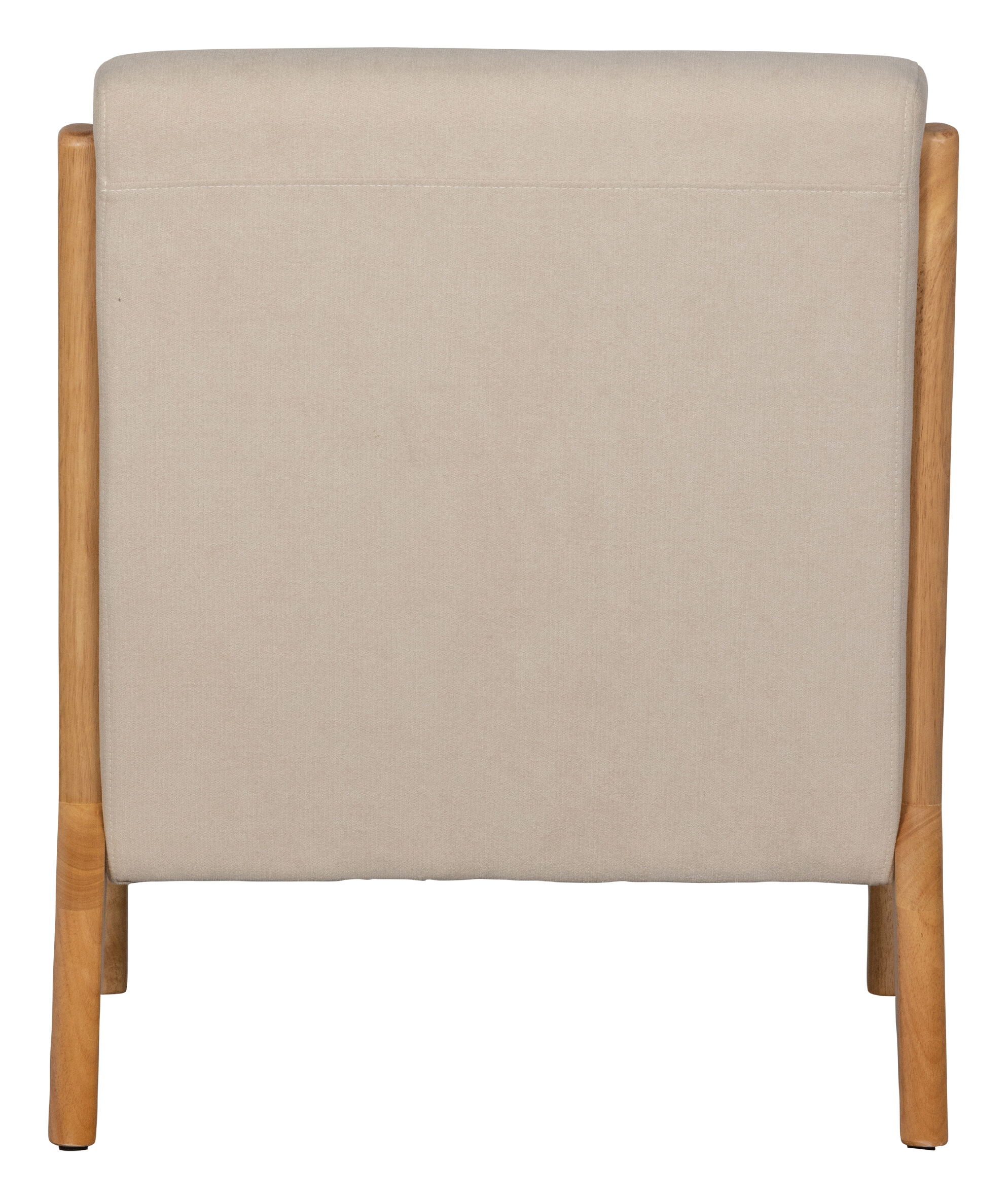 WOOOD Fauteuil 'Mark' Stof, kleur Naturel