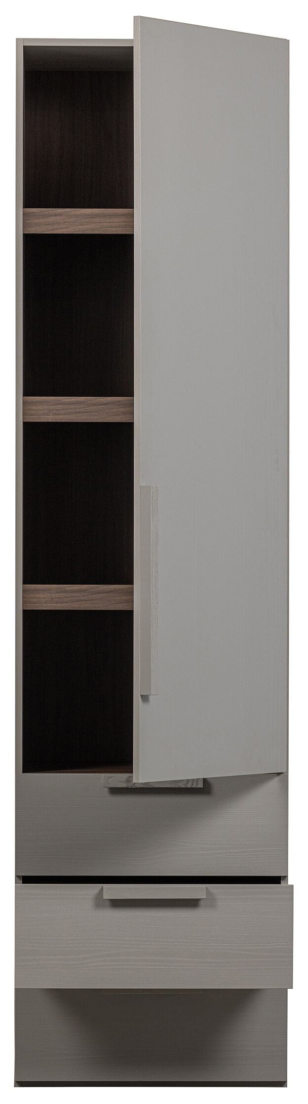 WOOOD Kledingkast 'Rens' 1-deurs, kleur Pebble Grey