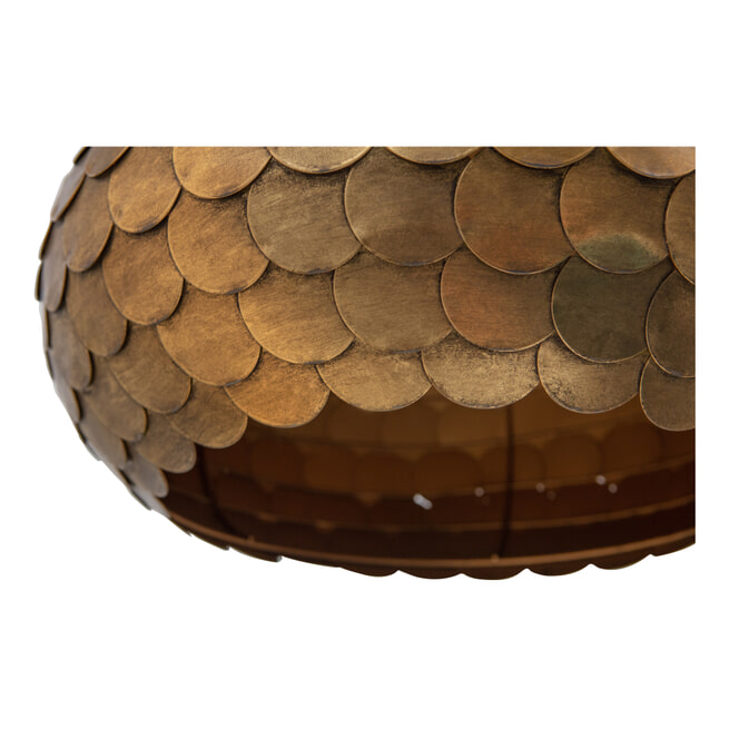 BePureHome Hanglamp 'Shill' kleur Antique Brass