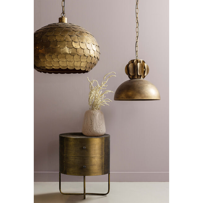 BePureHome Hanglamp 'Polished' kleur Antique Brass
