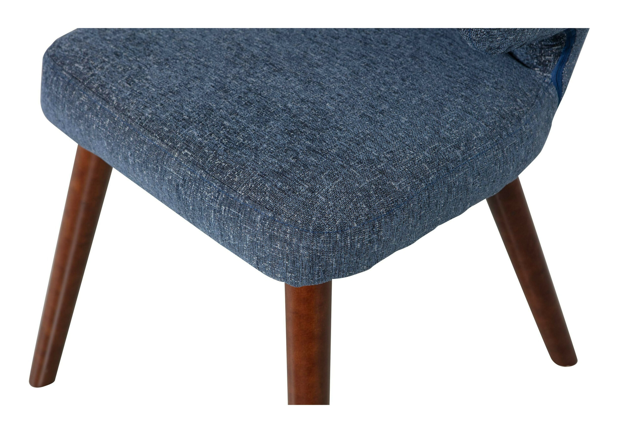 vtwonen Eetkamerstoel 'Cape' kleur Blauw Gemeleerd